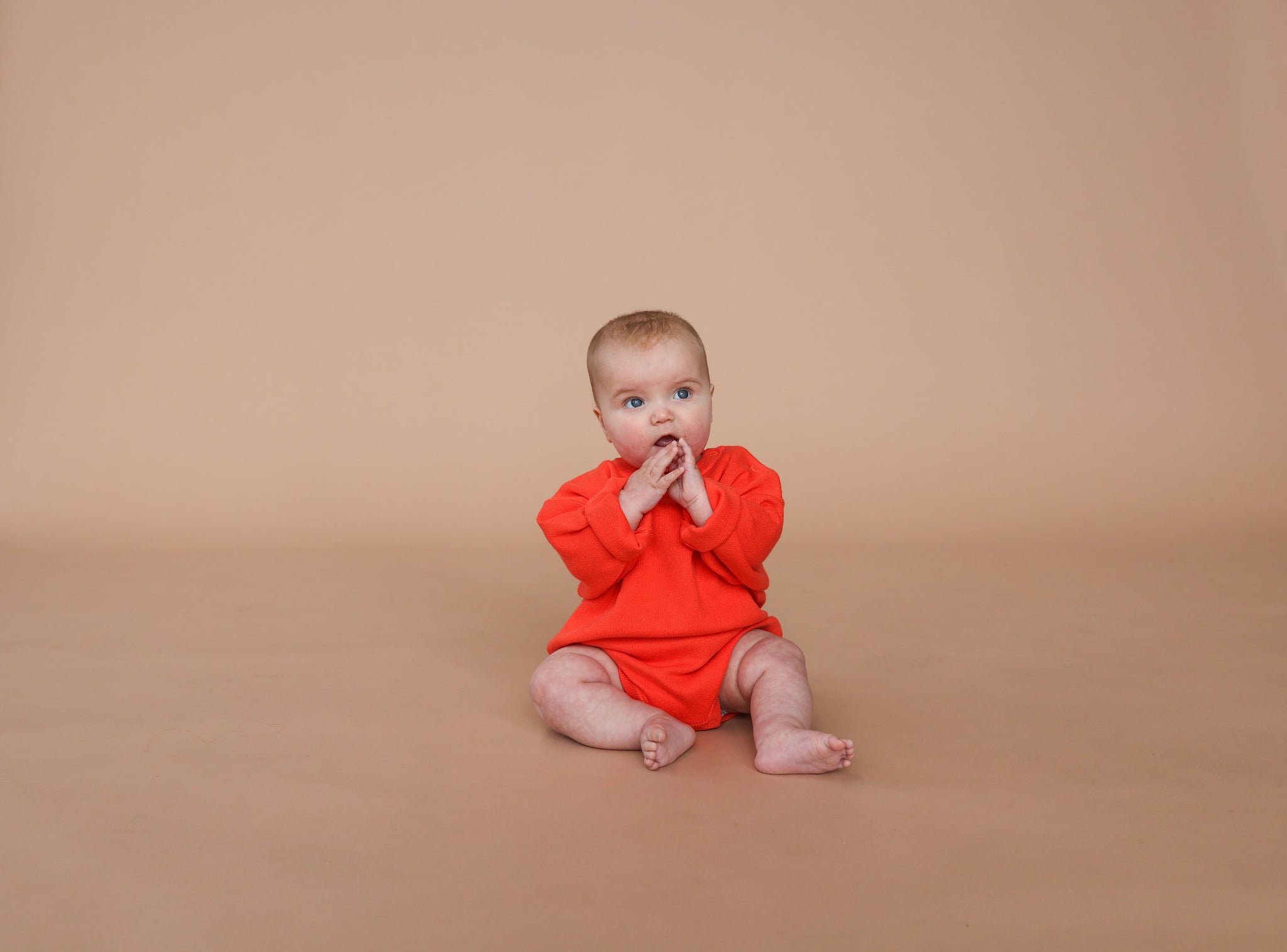 Oversized Romper - Port Red