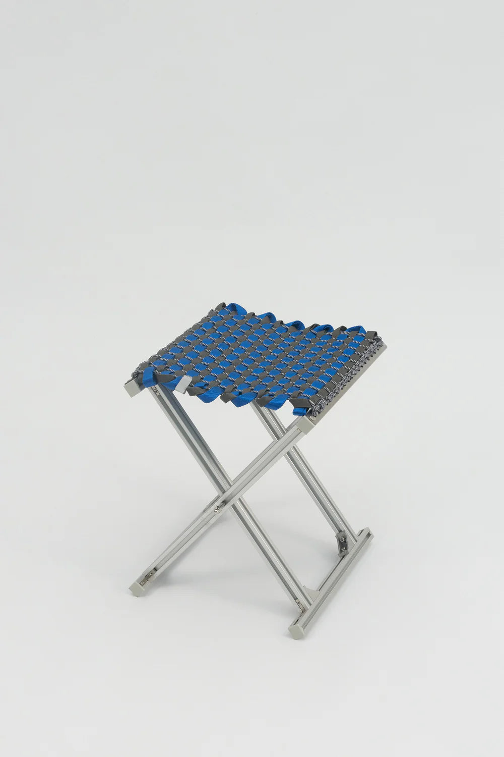 MAZHA STOOL/ ELECTRIC BLUE + SLATE