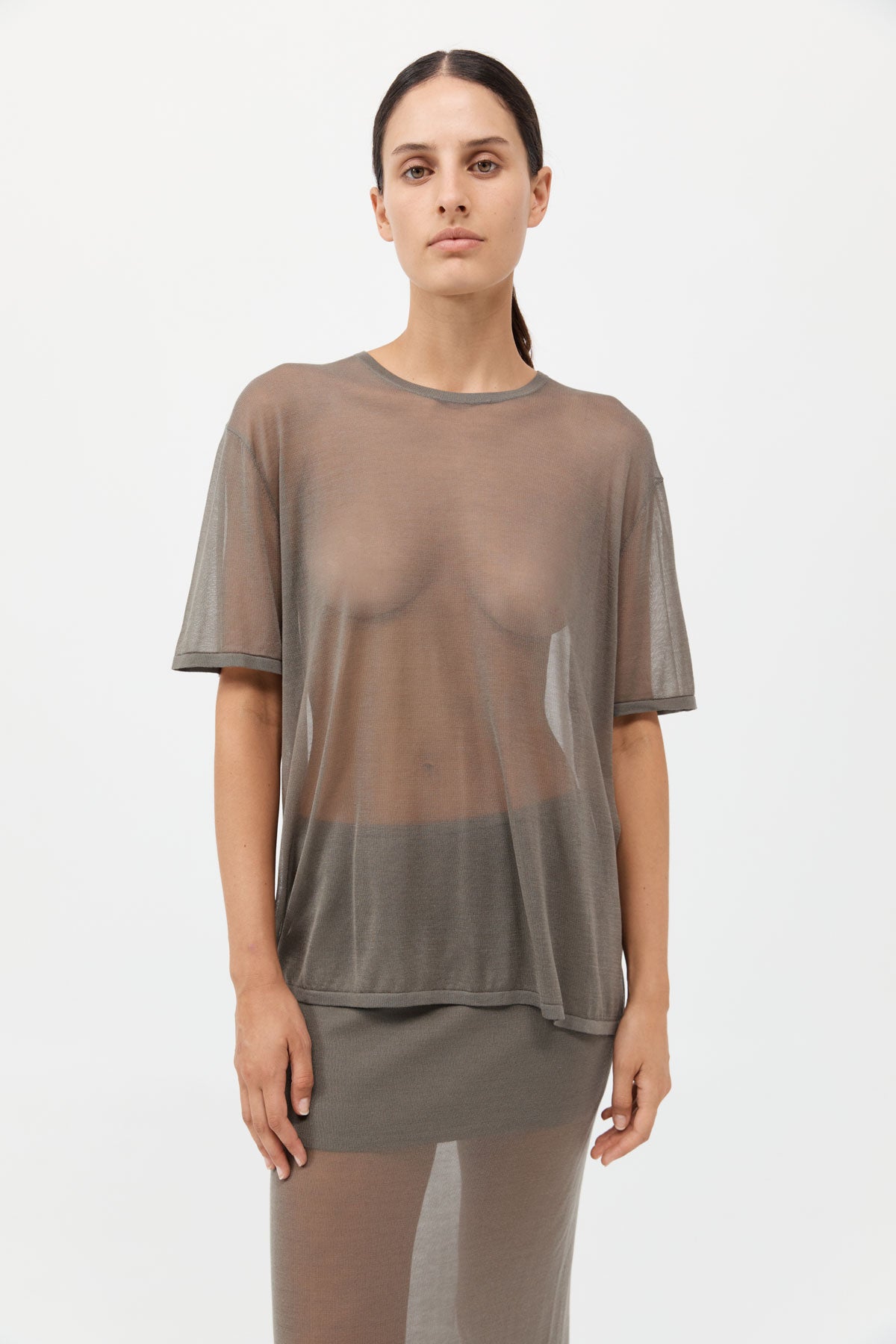 Sheer Oversized Tee