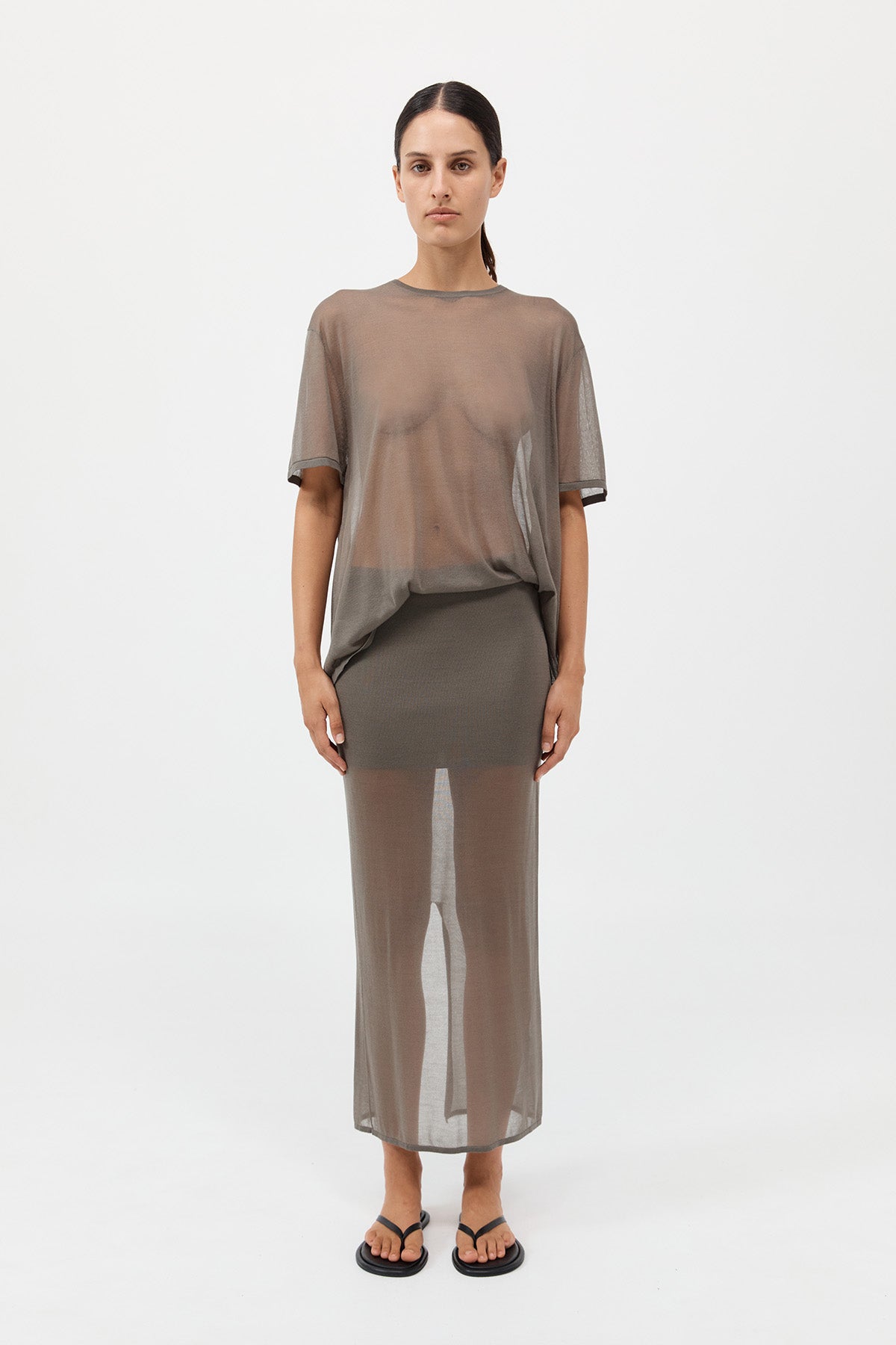 Sheer Oversized Tee