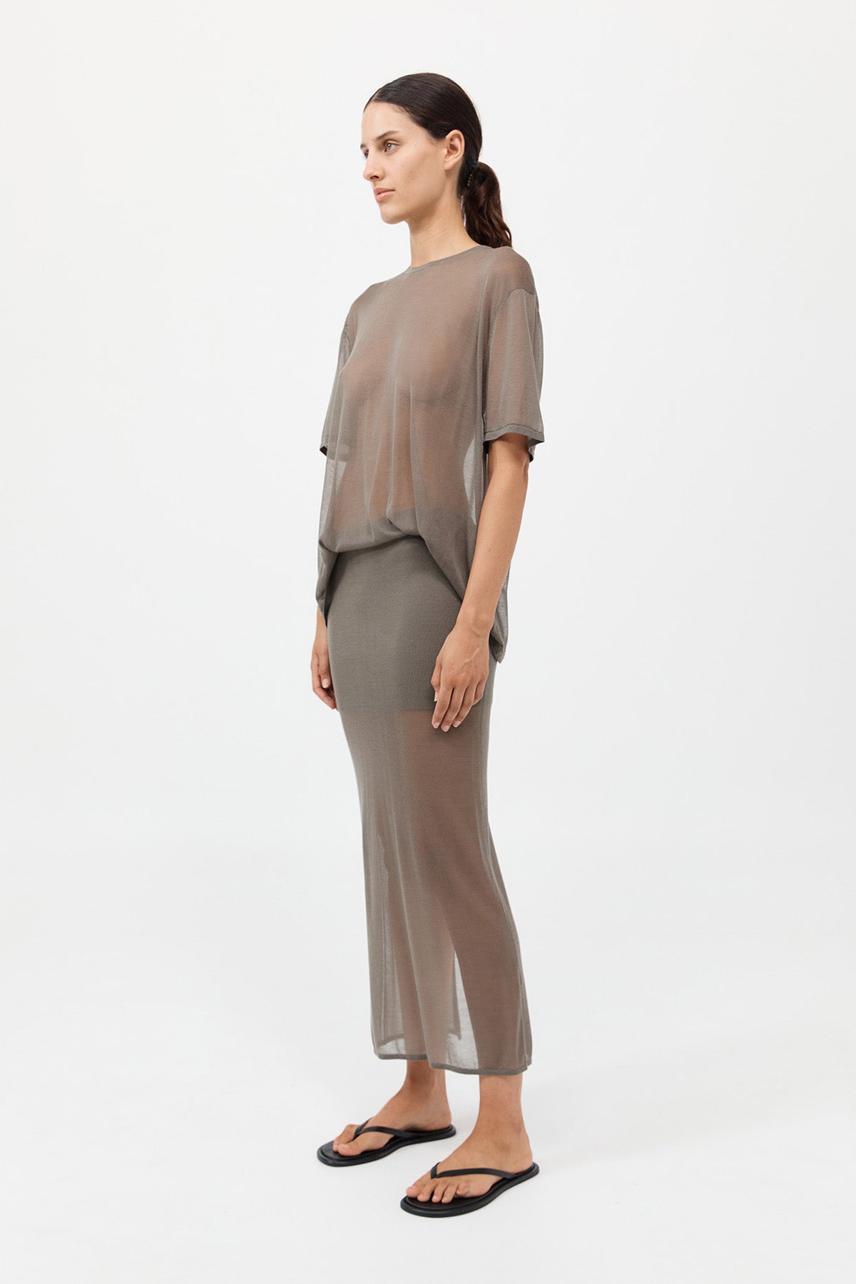 Sheer Oversized Tee