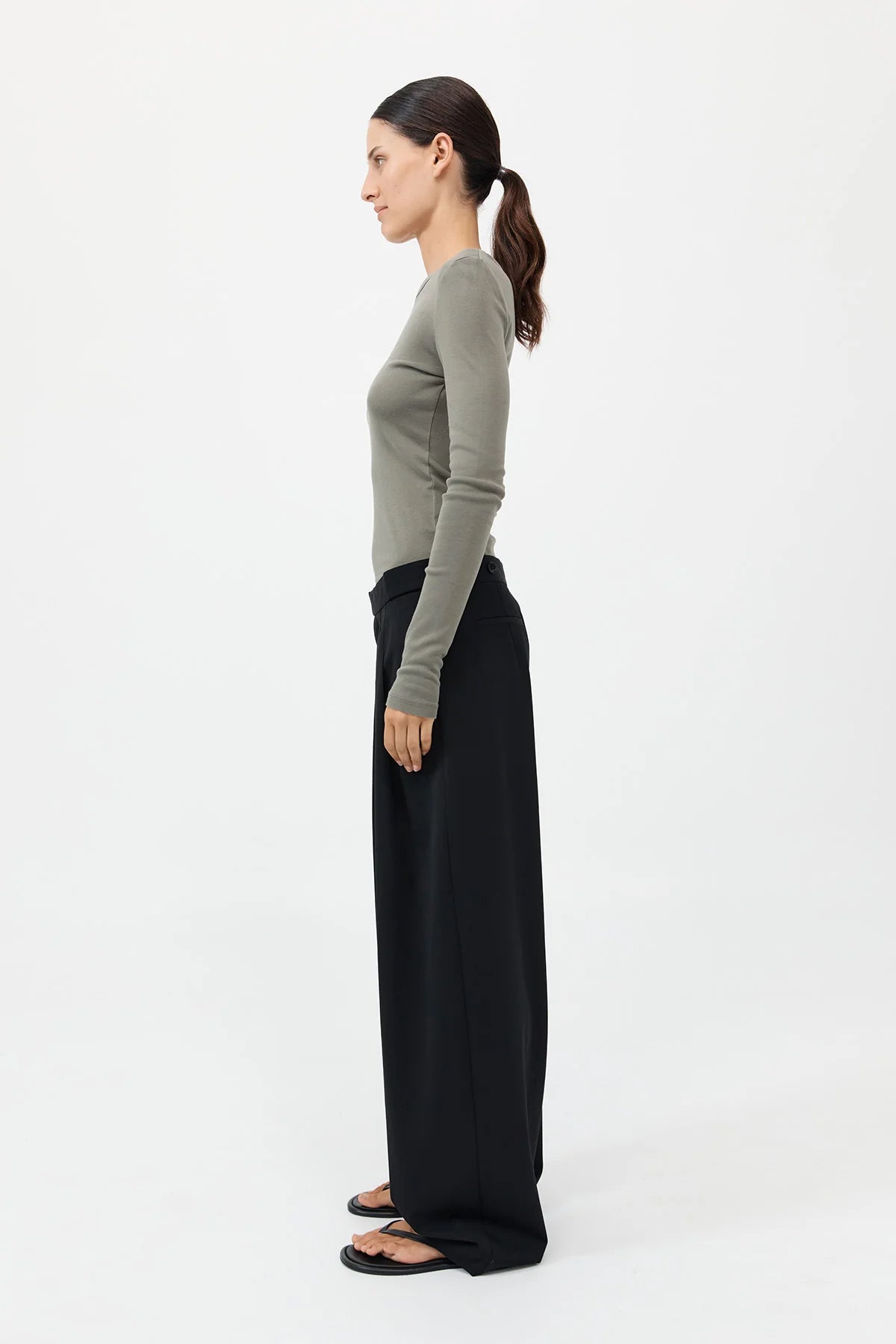 Organic cotton long sleeve top