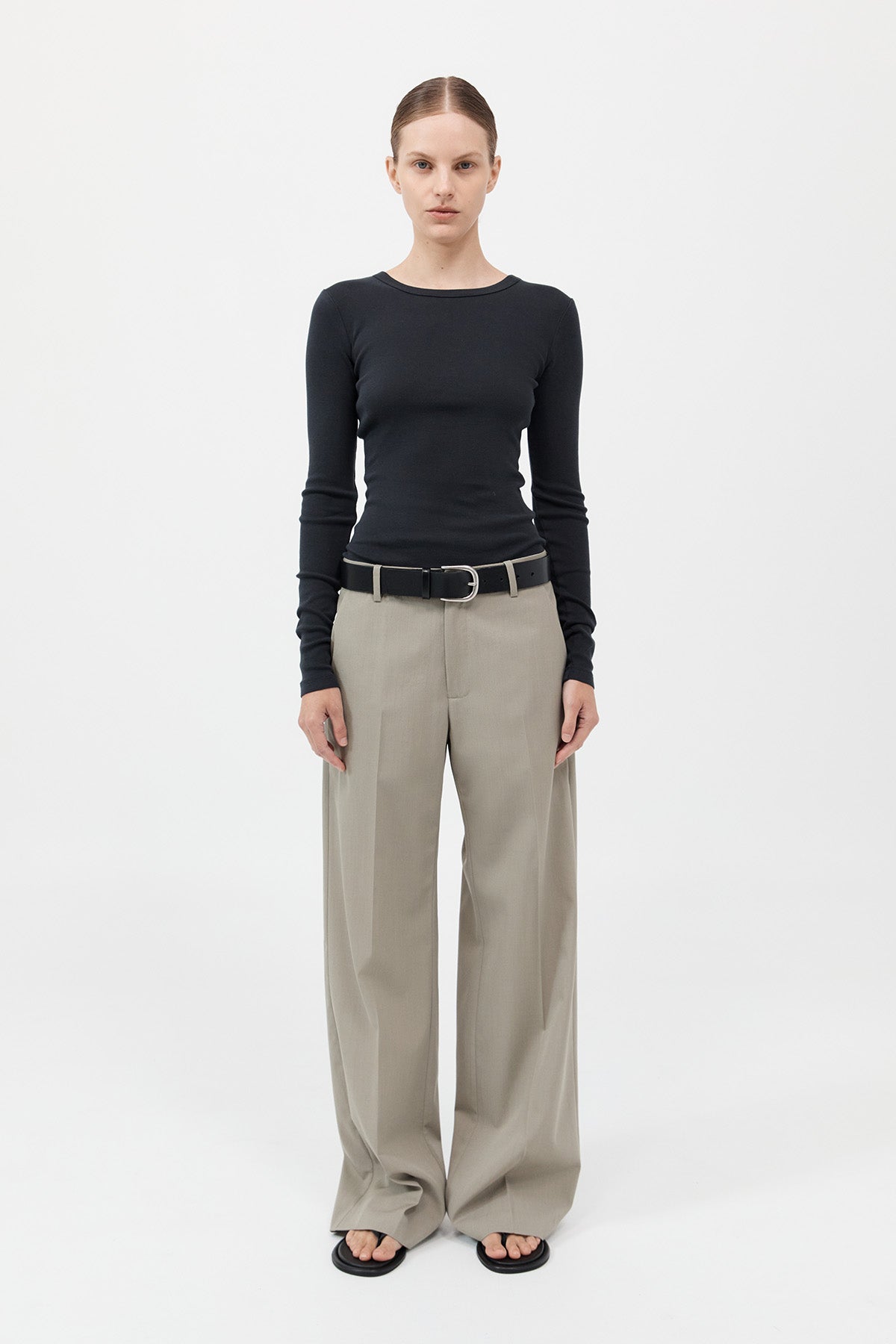 Organic cotton long sleeve top