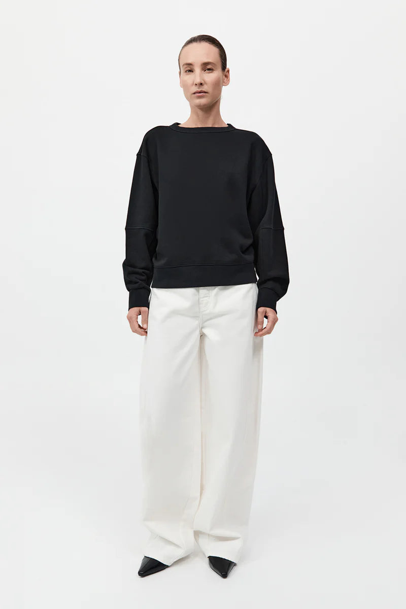 Organic Cotton Panelled Sweater