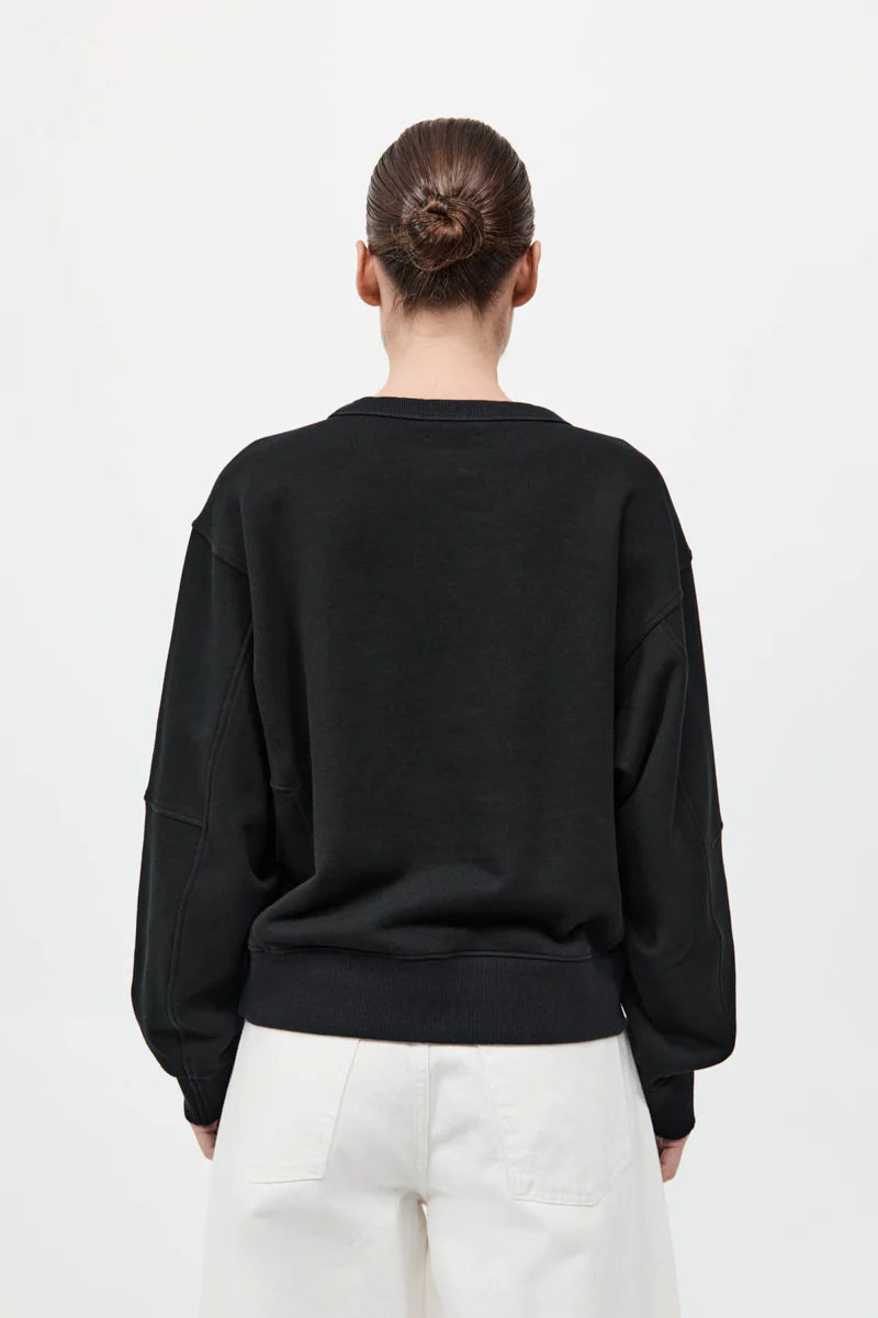 Organic Cotton Panelled Sweater