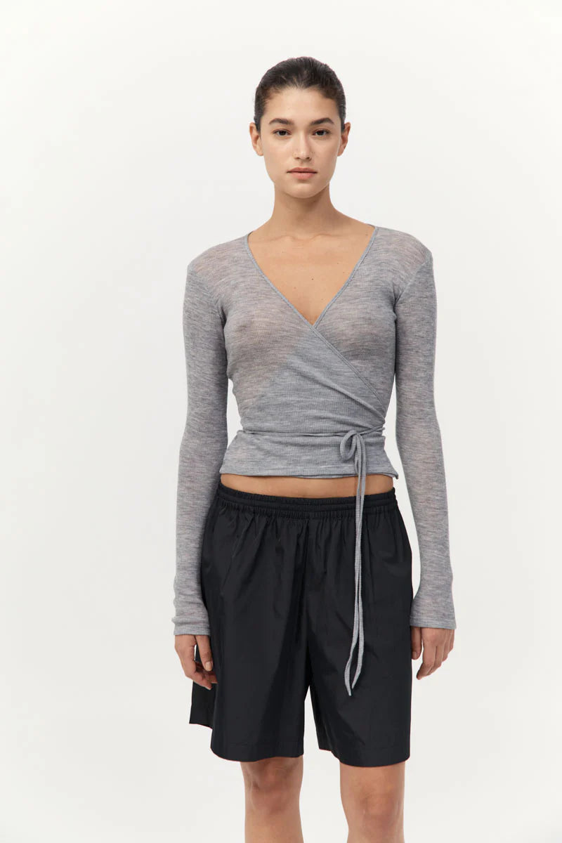 Baby Wool Wrap Top