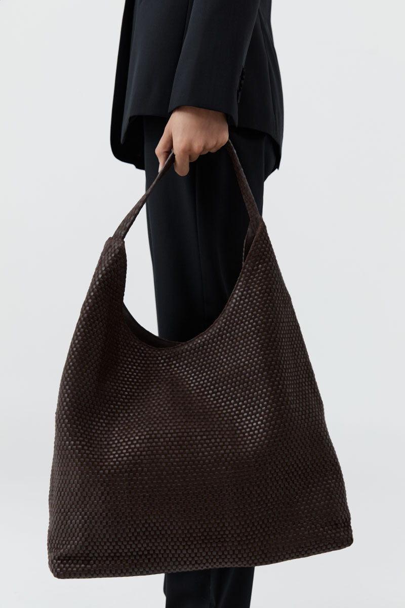 Lattice Weave Large Tote