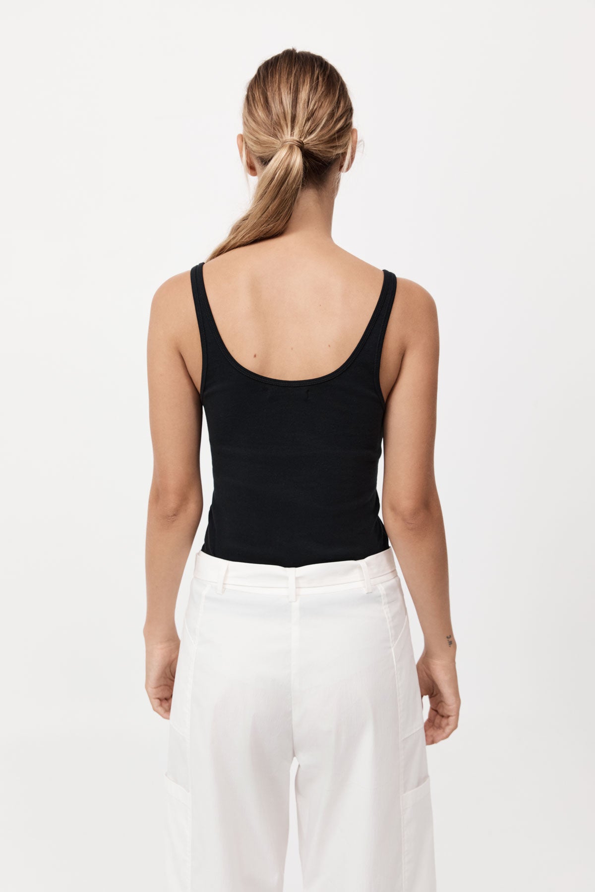 Organic Cotton Slim Scoop Tank