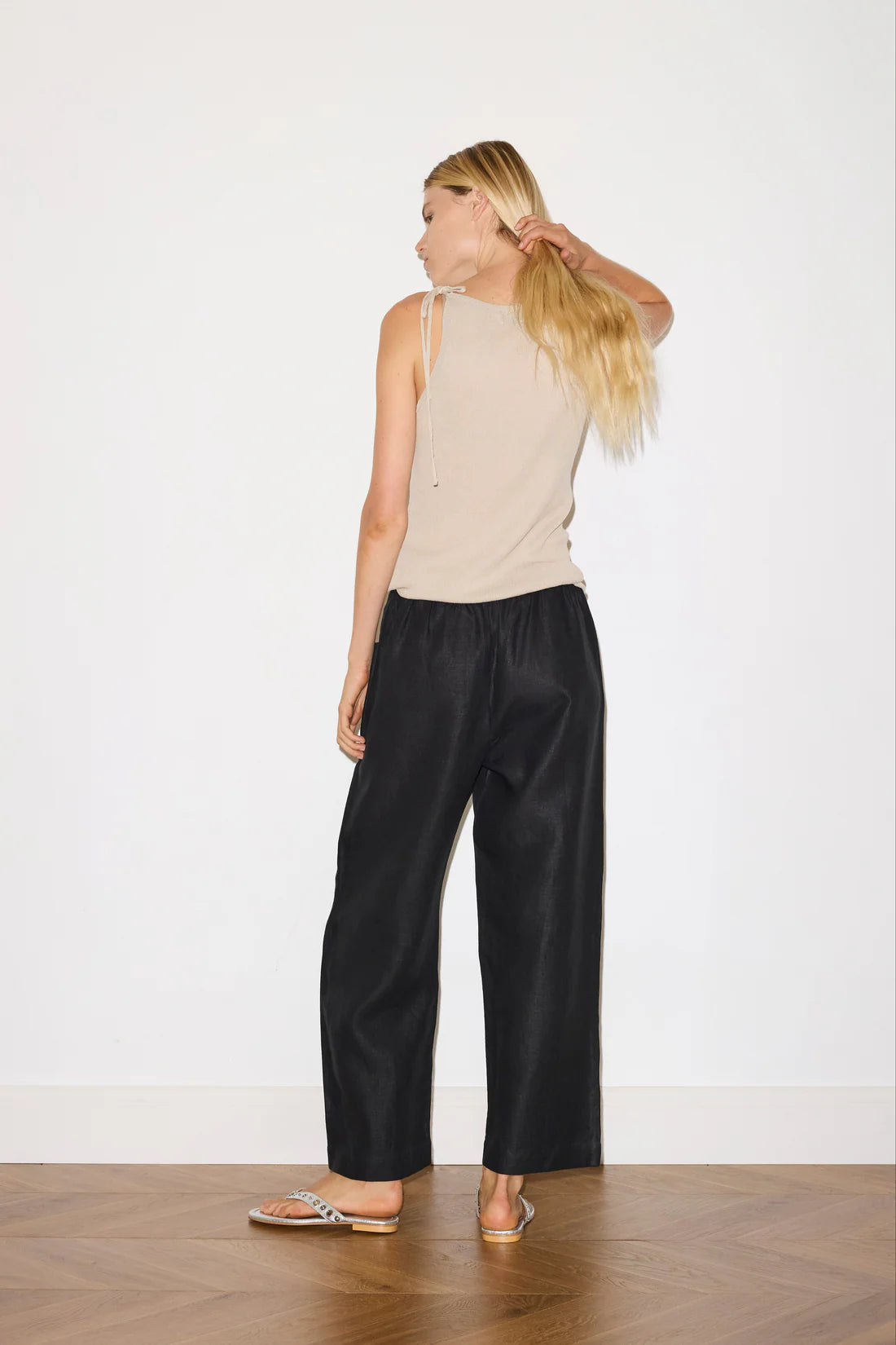 Linen Square Pocket Pant