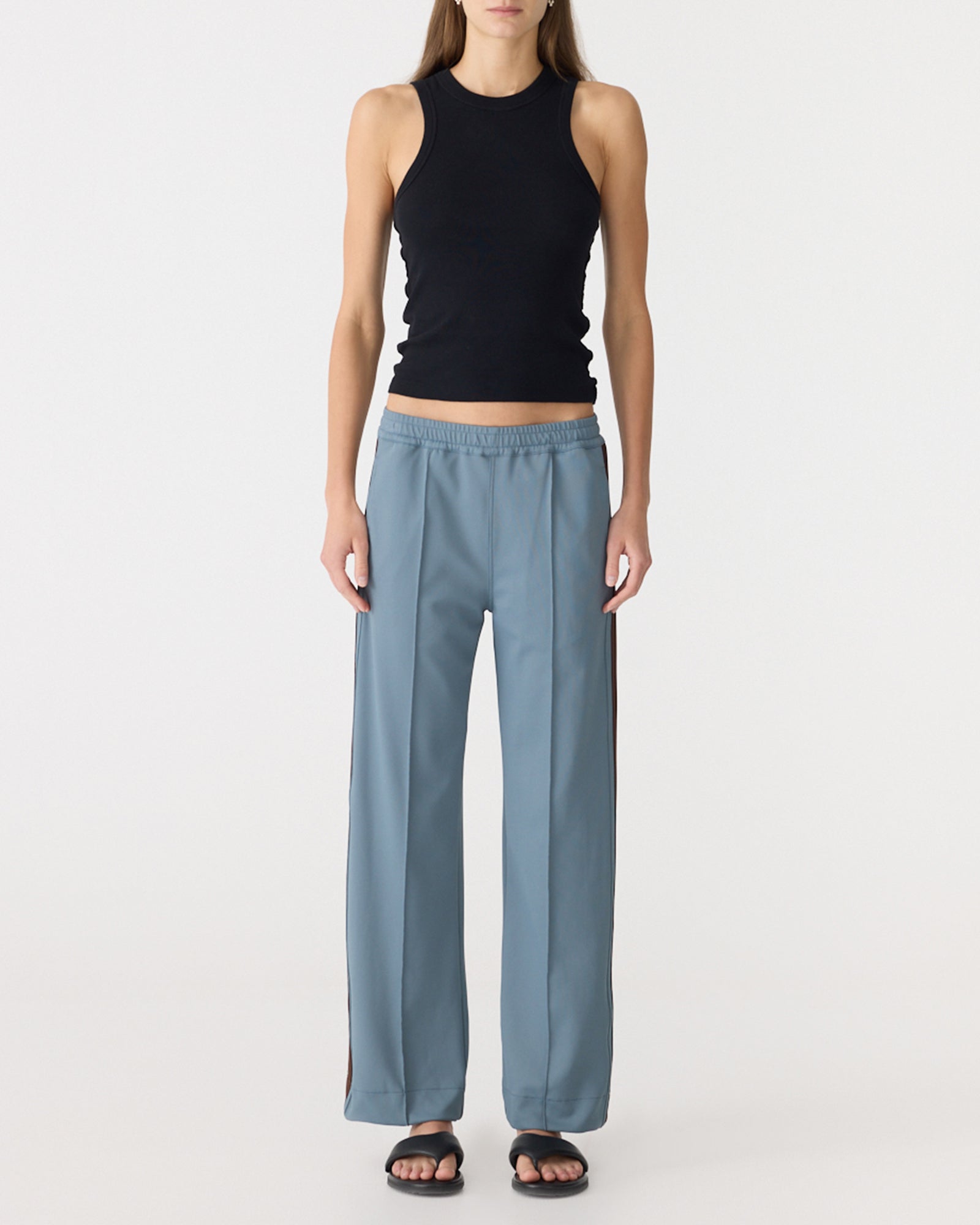 Twill Stripe Detail Pant