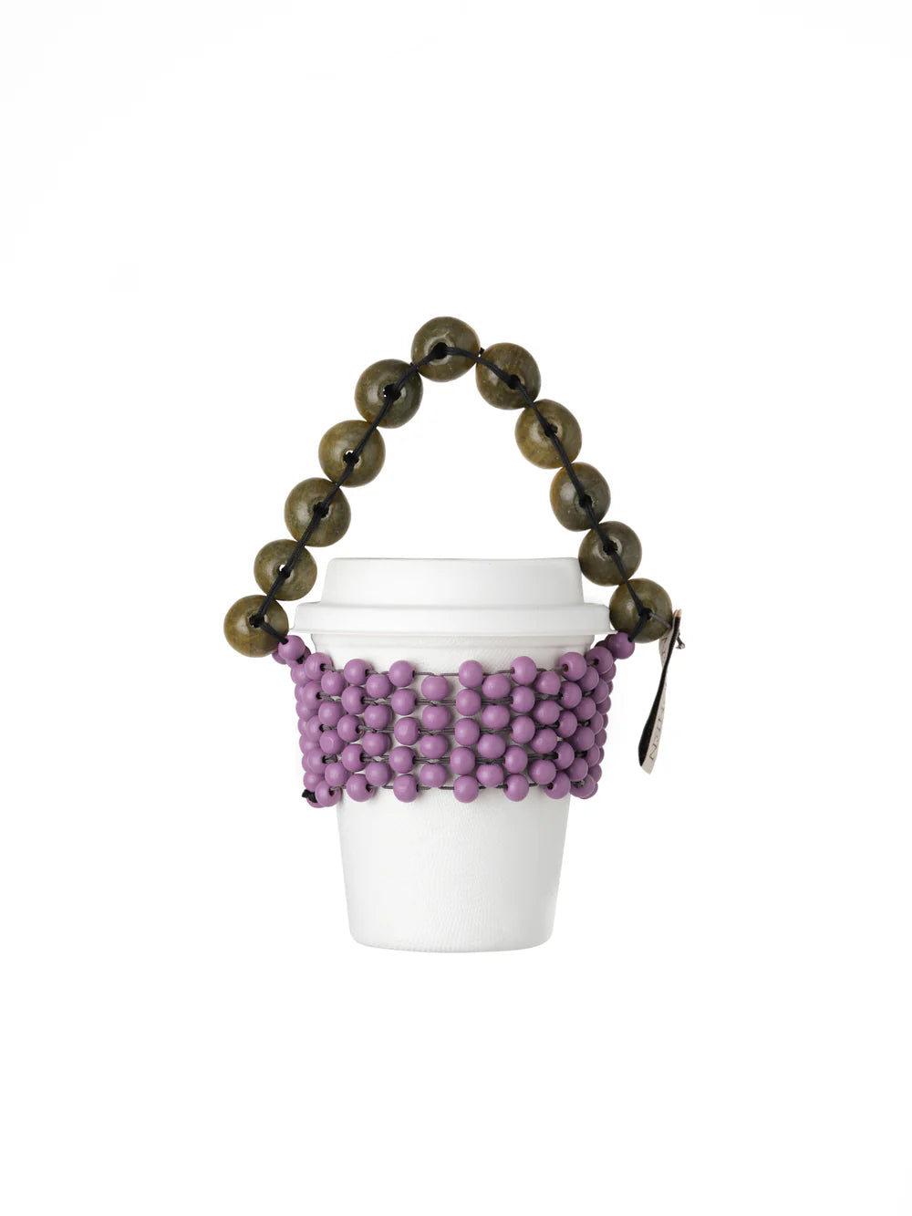 B/B CUP HOLDER/ OLIVE + LILAC