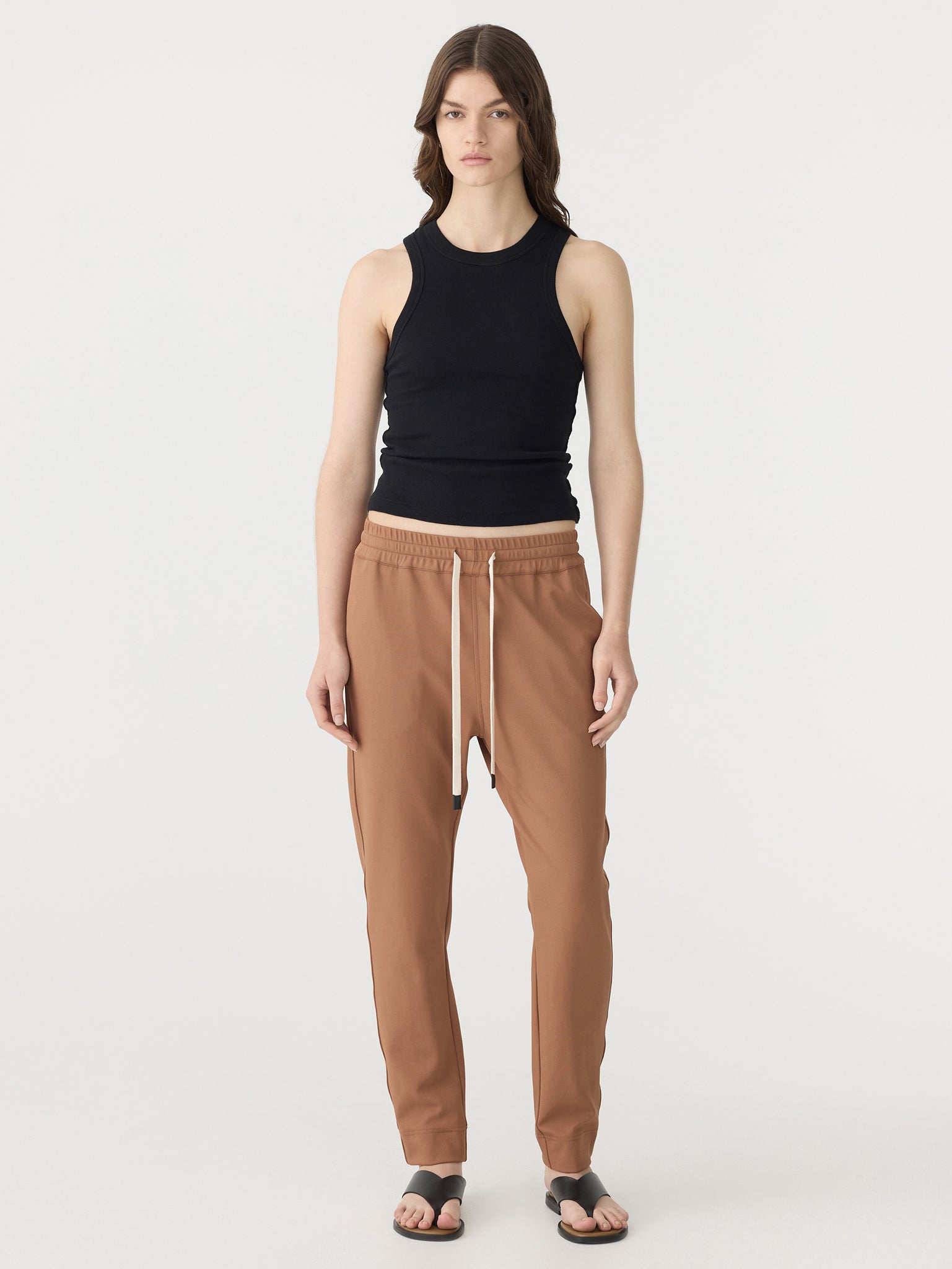 Stretch twill tapered pant