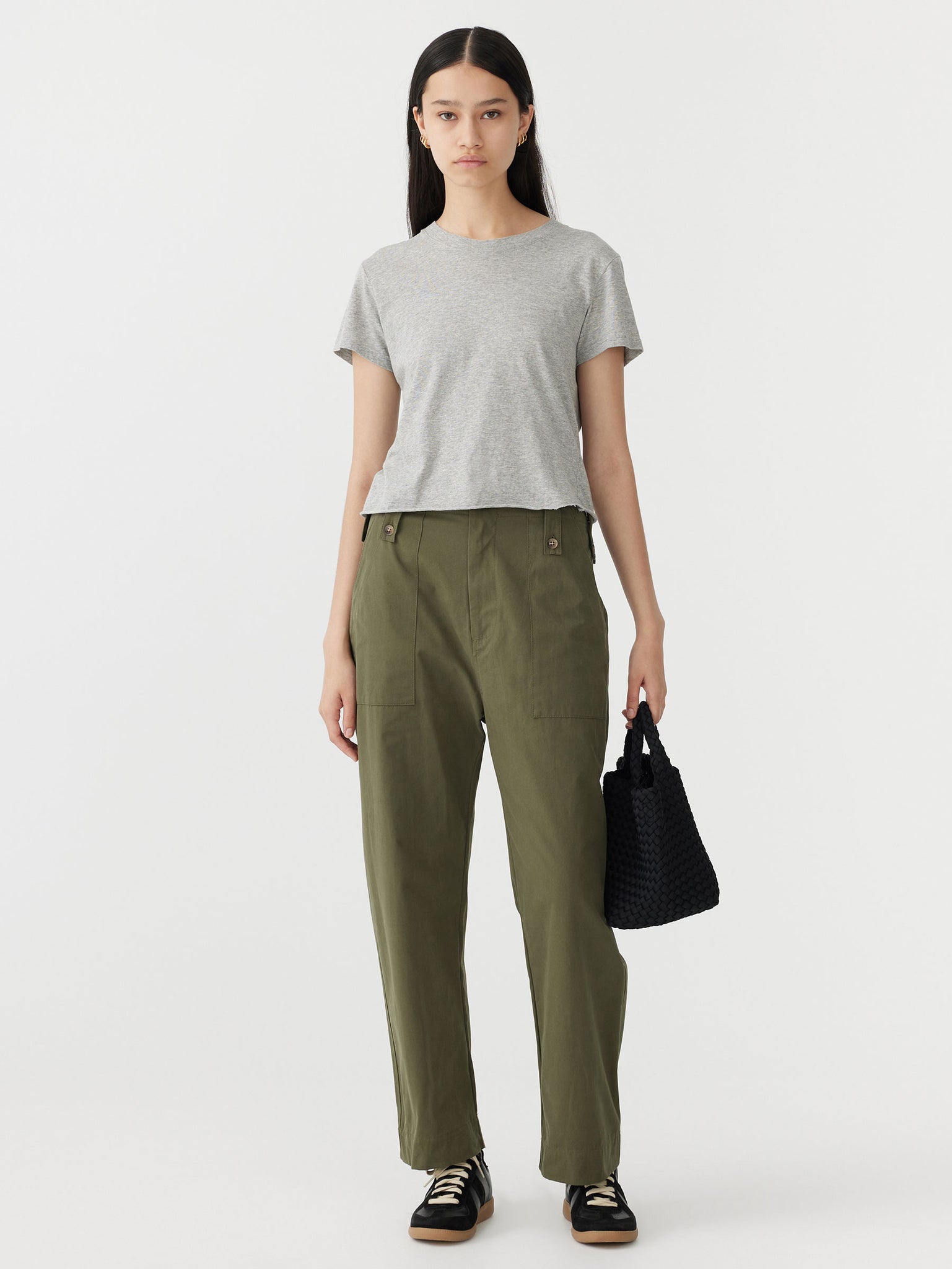 tab detail utility pant