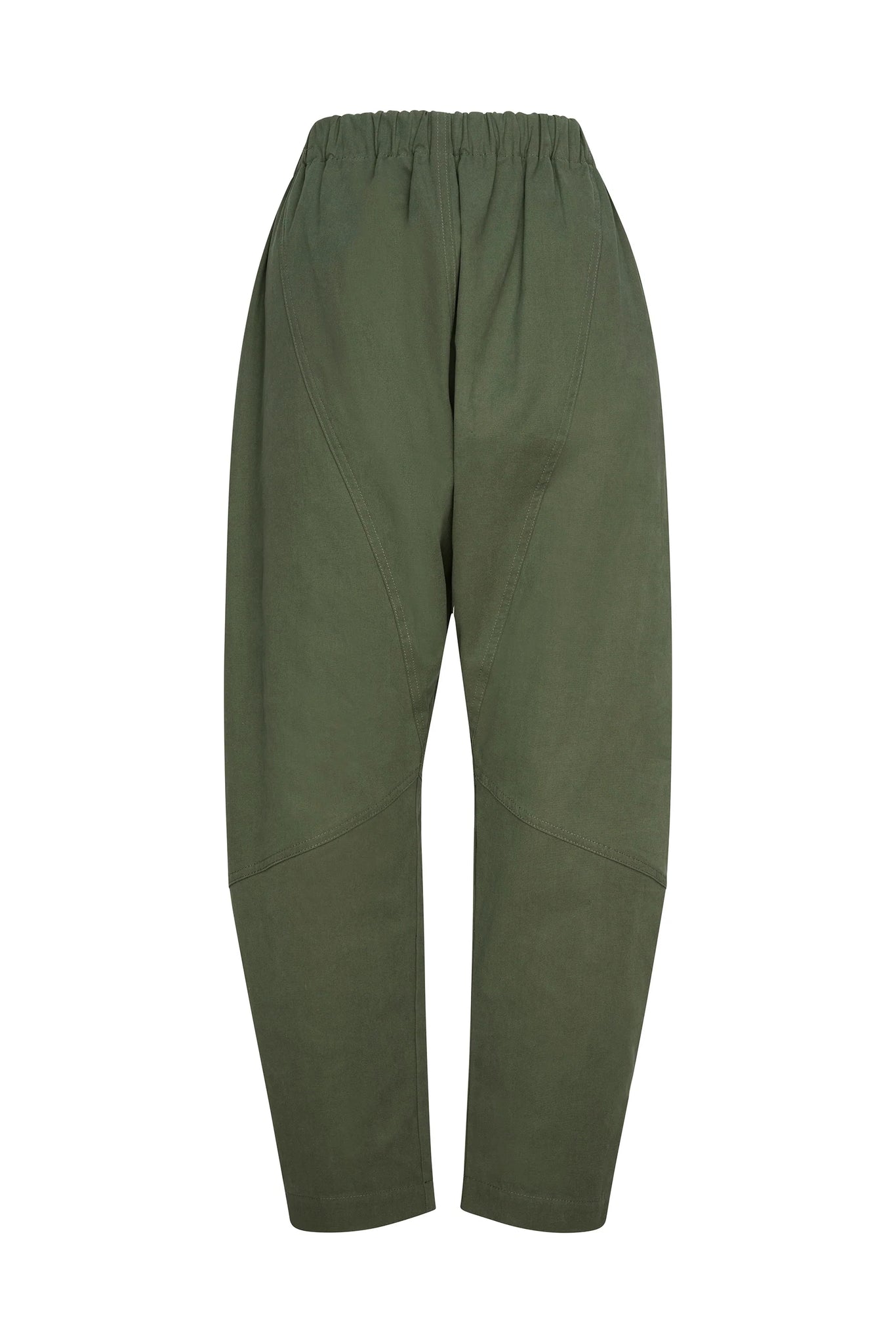 cotton canvas paneled pant