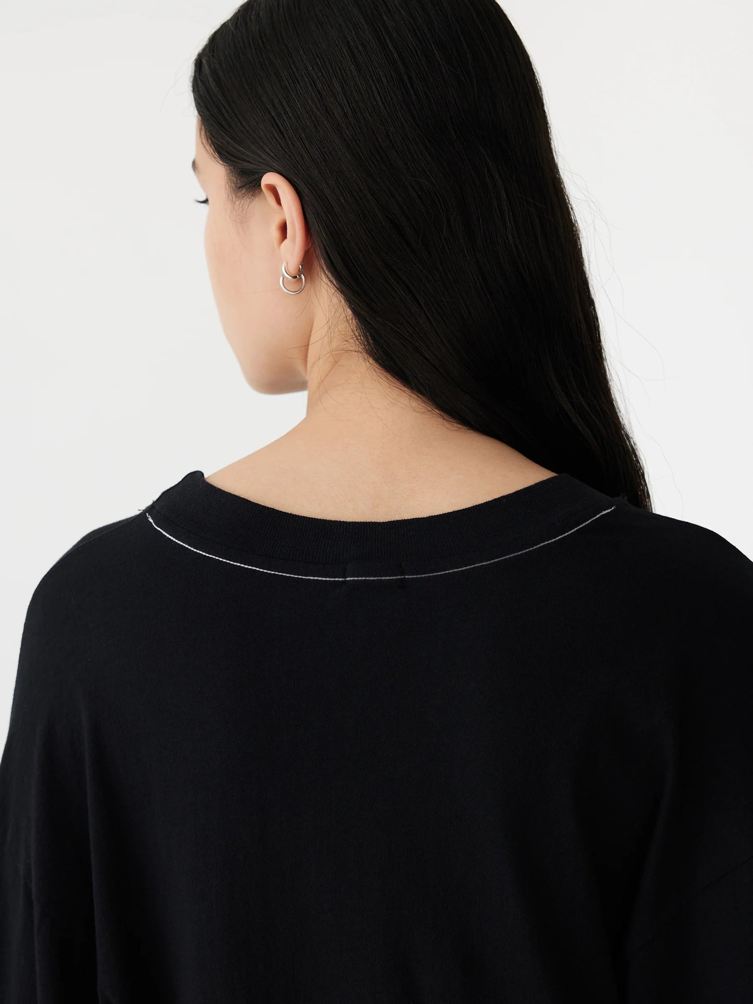 waisted athletic l/s t.shirt