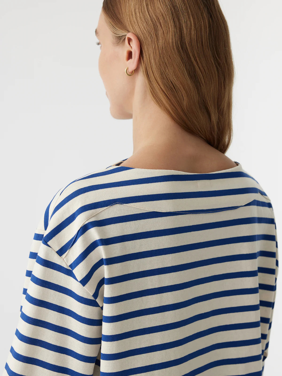 stripe boatneck l/s t.shirt