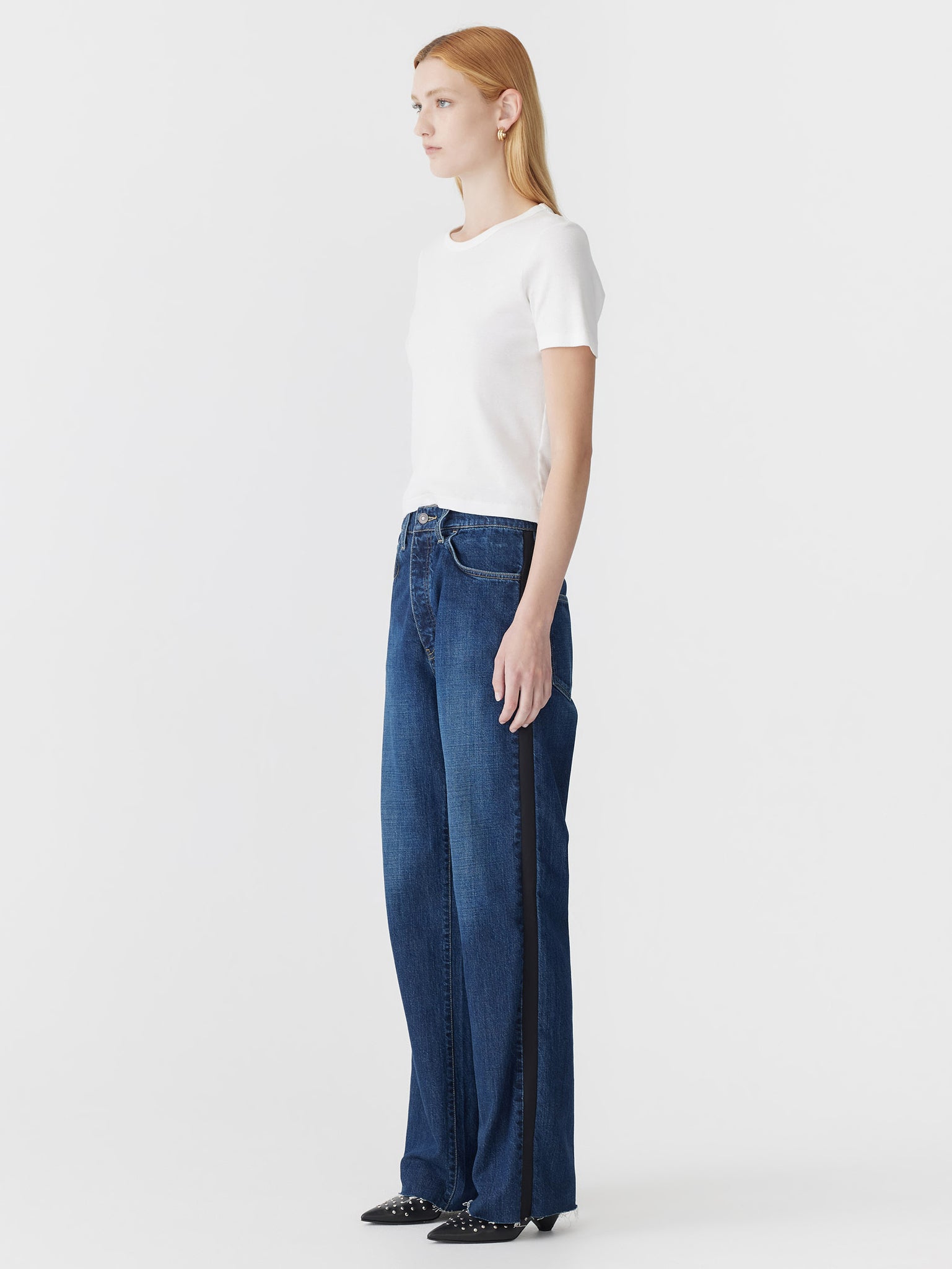 slouch tuxedo jean