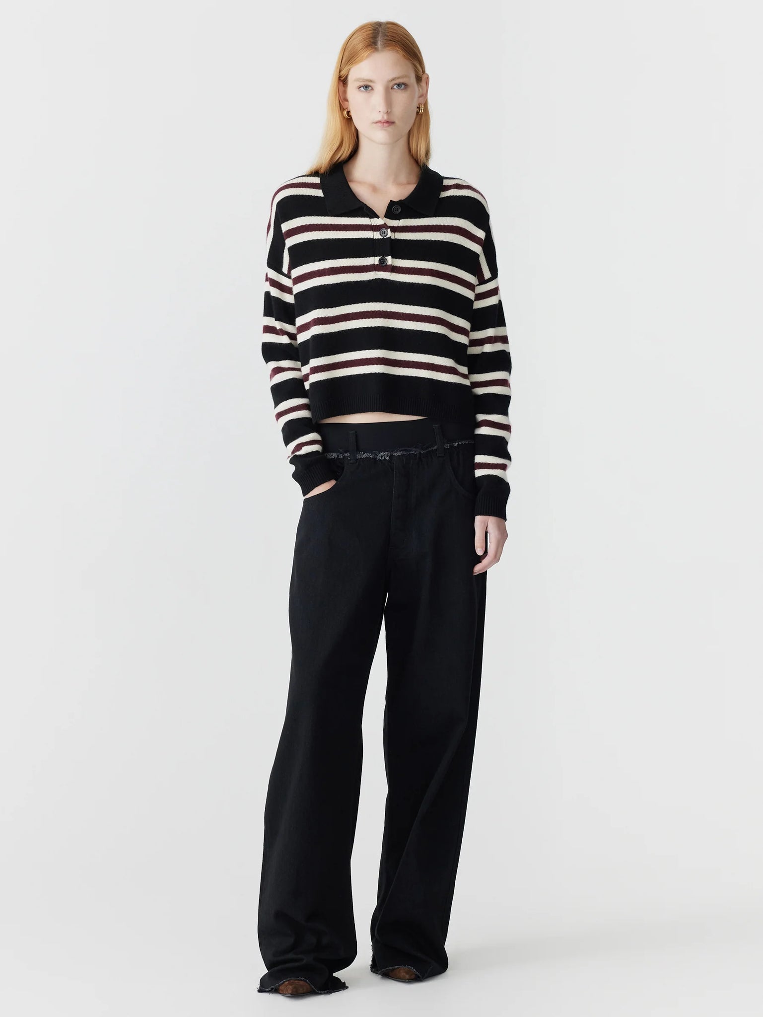 elasticated denim jean