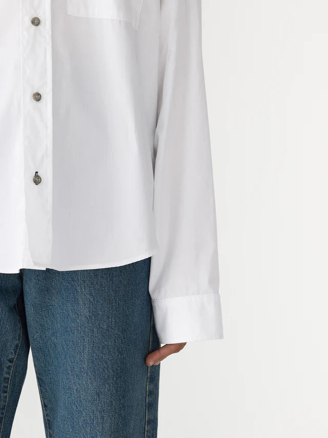 slouch poplin shirt