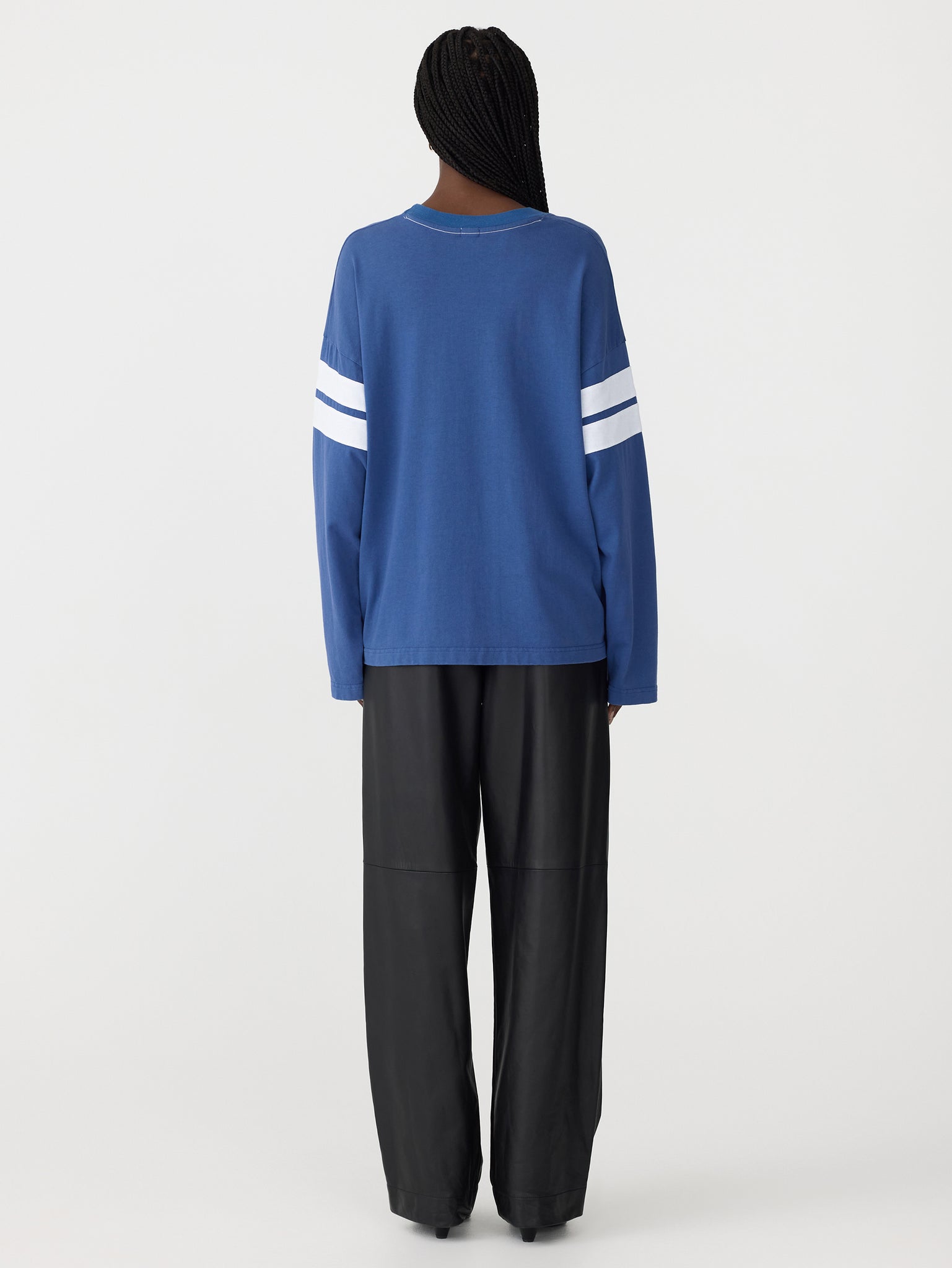 boxy rib insert l/s t.shirt