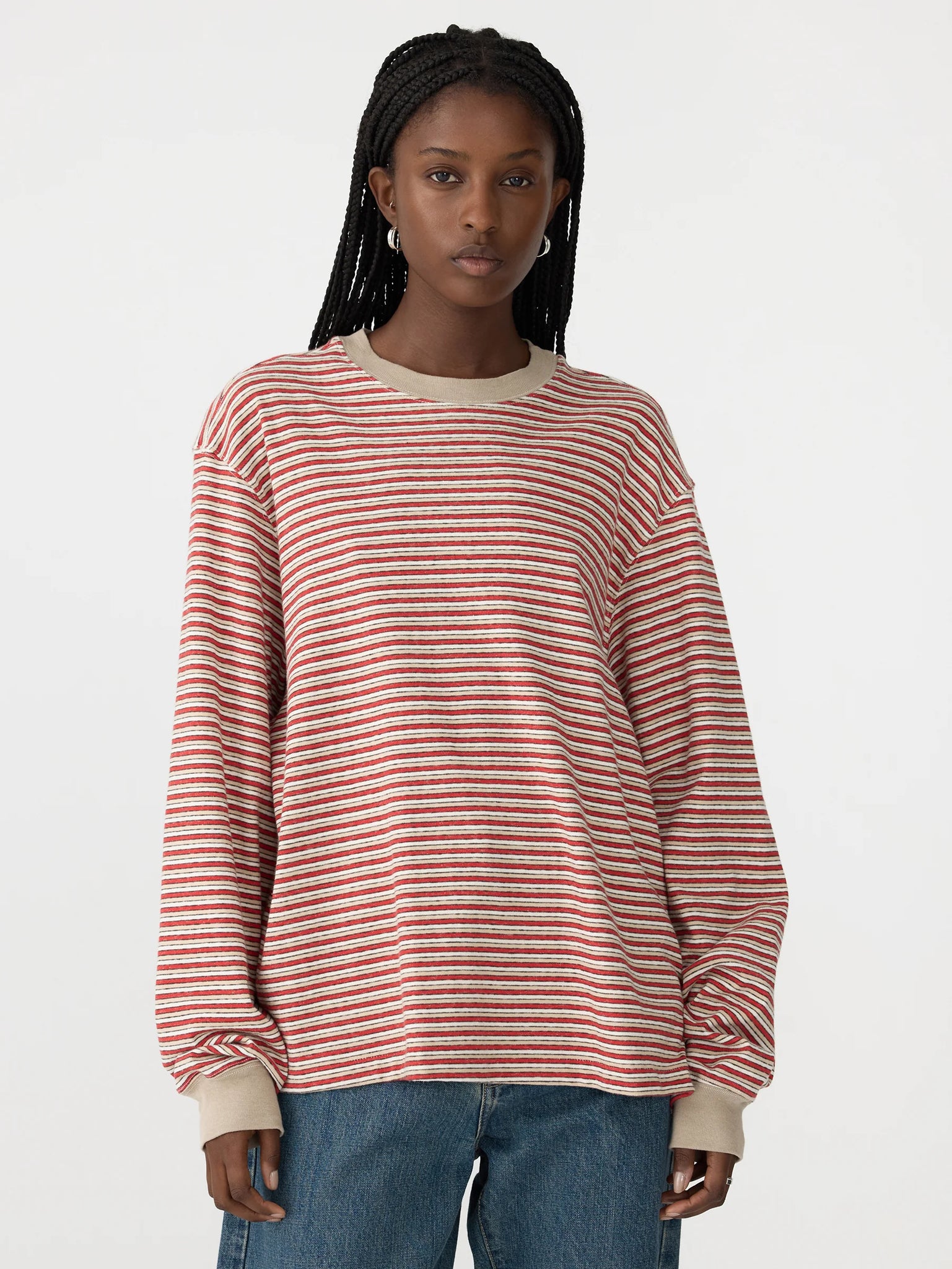recycled cotton l/s t.shirt