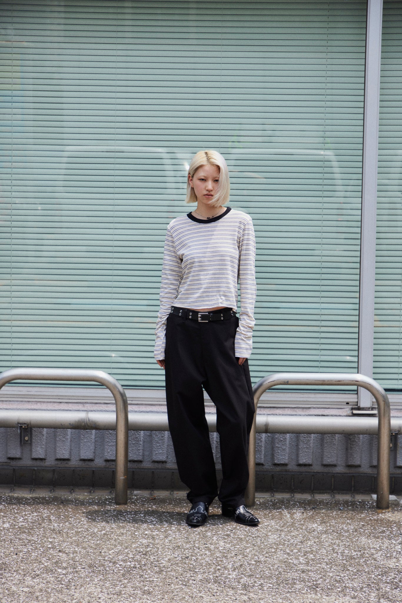 stripe baby l/s t.shirt