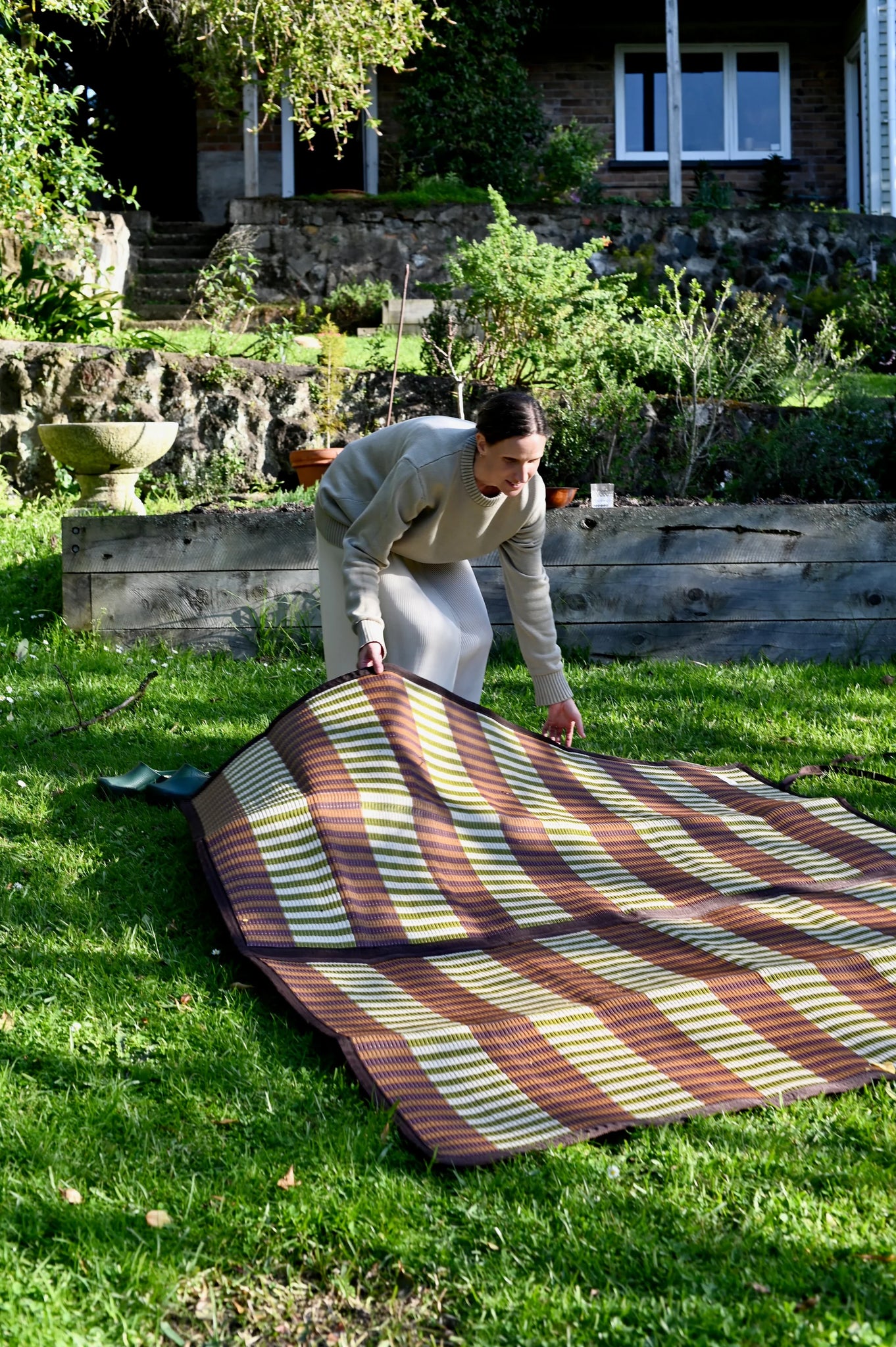 Woven Outdoor Mat - Bonsai