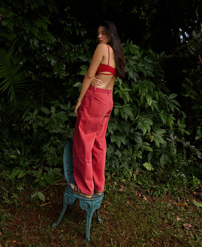 VEGETABLE DYE UTILITY JEAN
