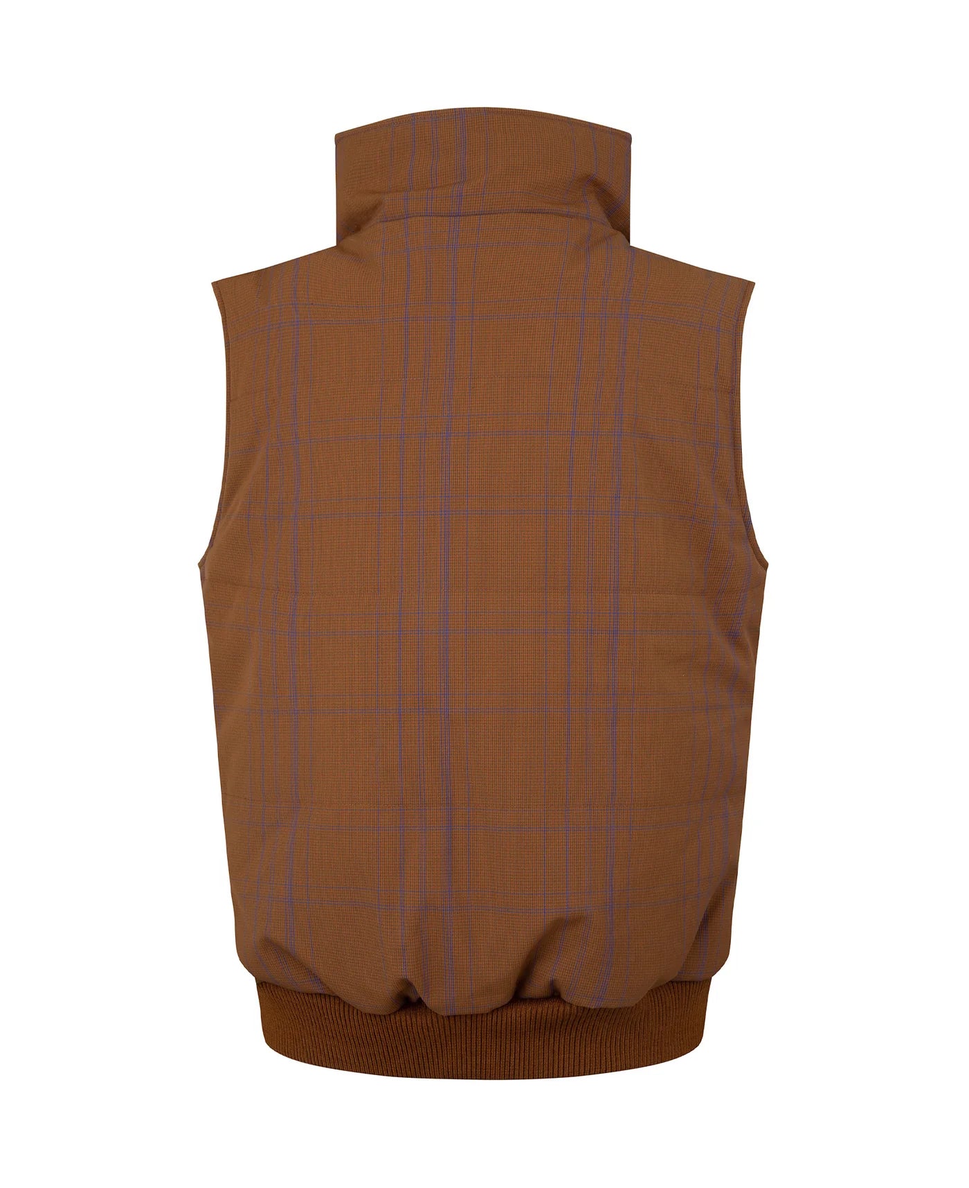 WOOL CHECK VEST