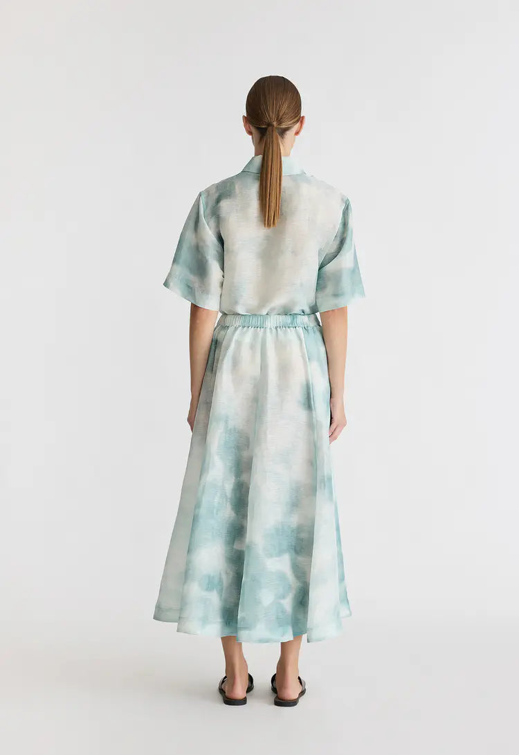 Noah Linen Silk Skirt