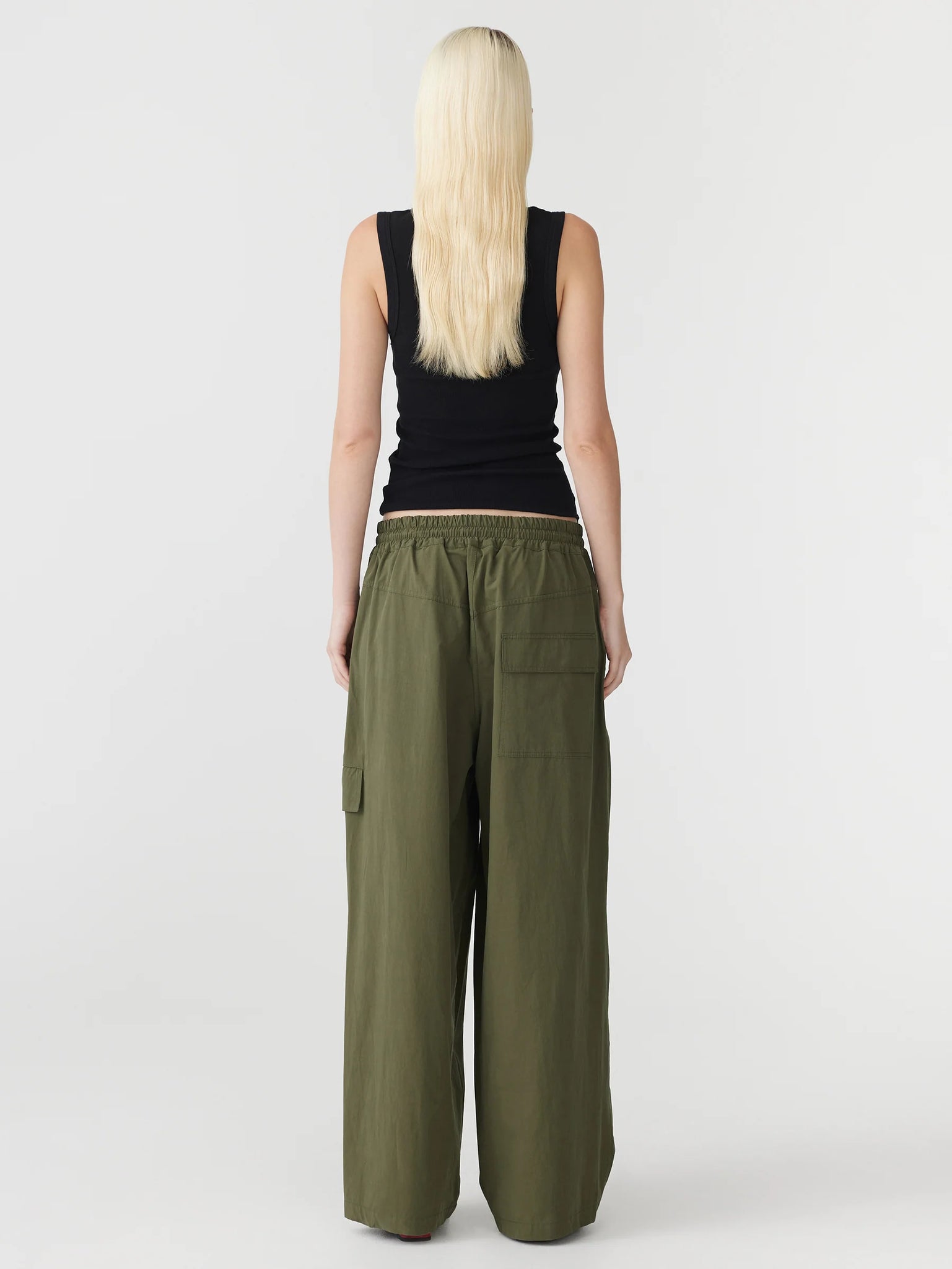 crushed cotton hiker pant