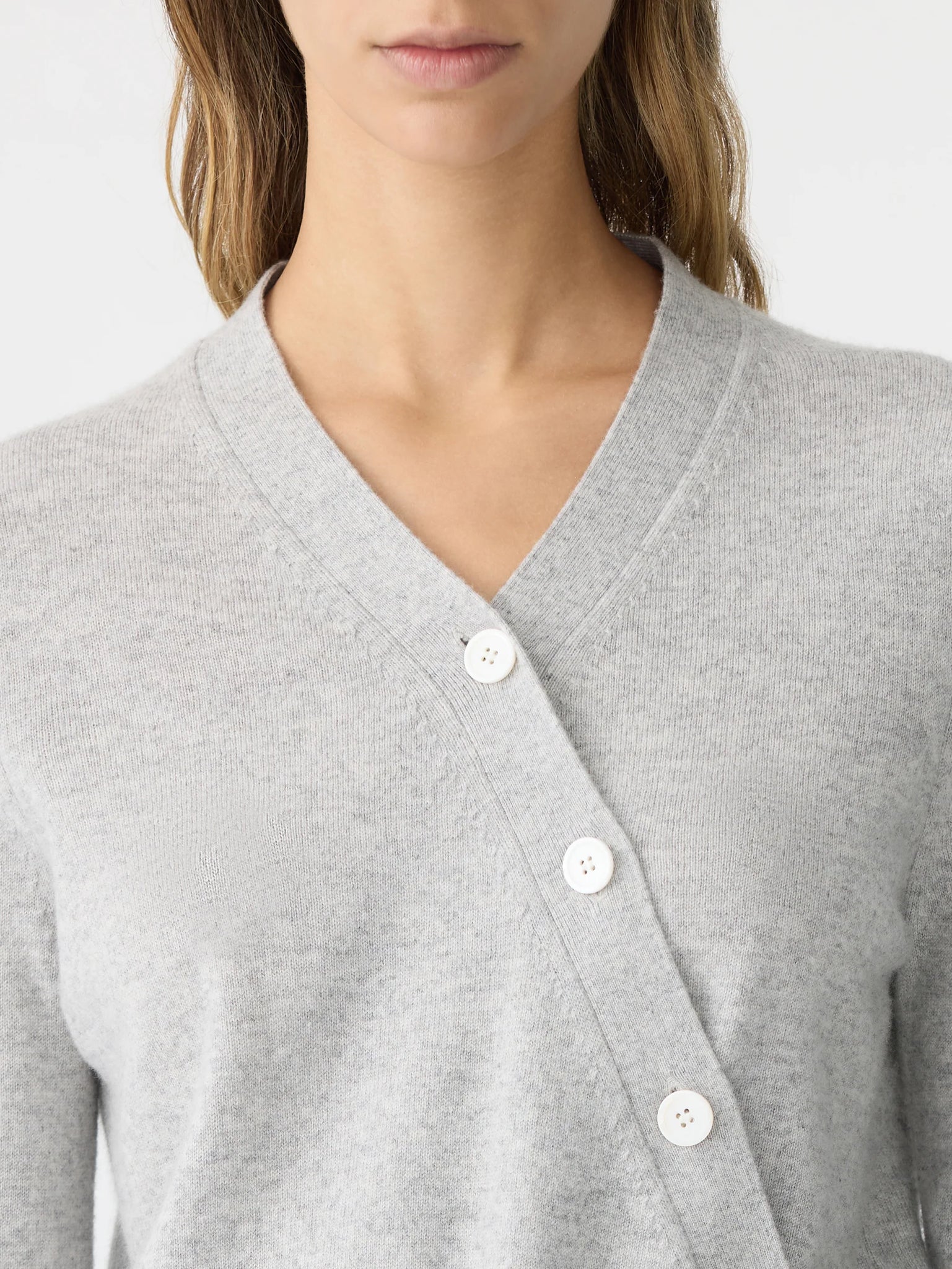 crossover cashmere cardigan II