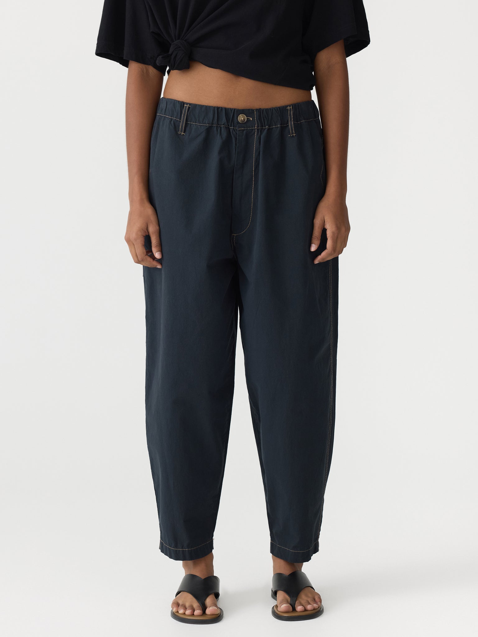 crushed cotton summer pant