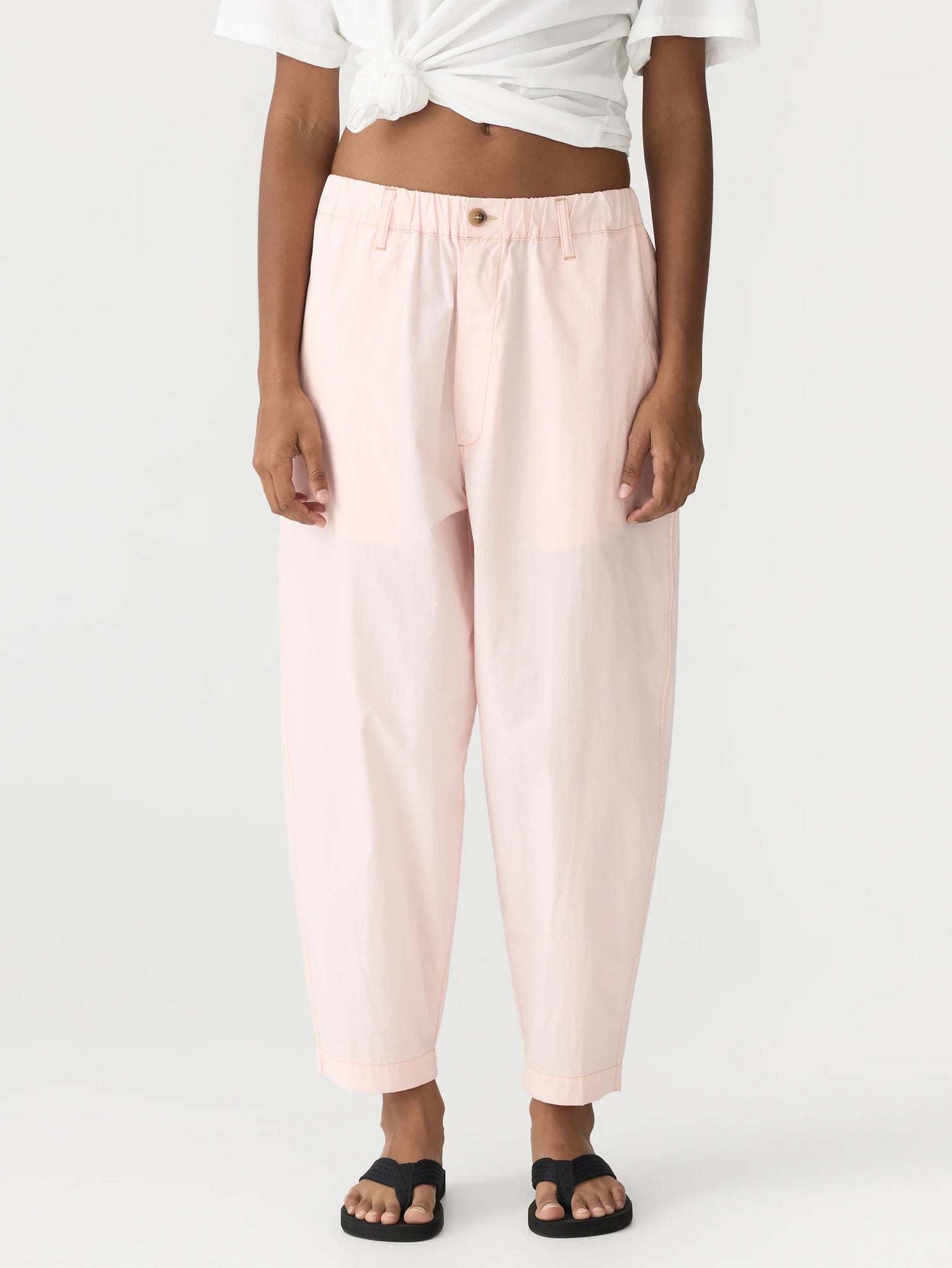 crushed cotton summer pant