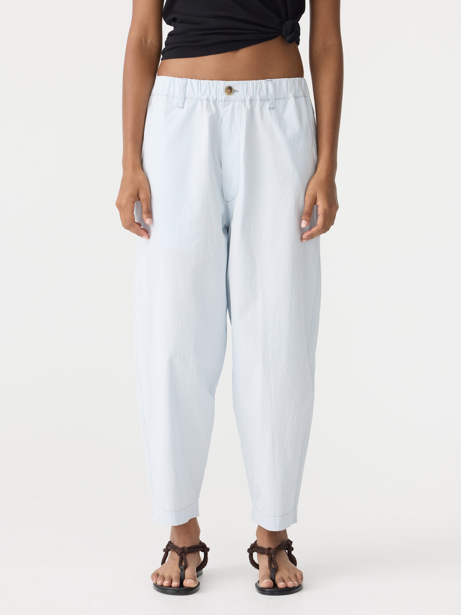 crushed cotton summer pant