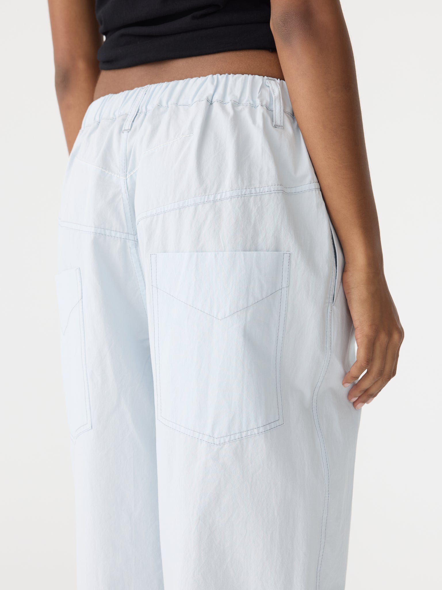 crushed cotton summer pant