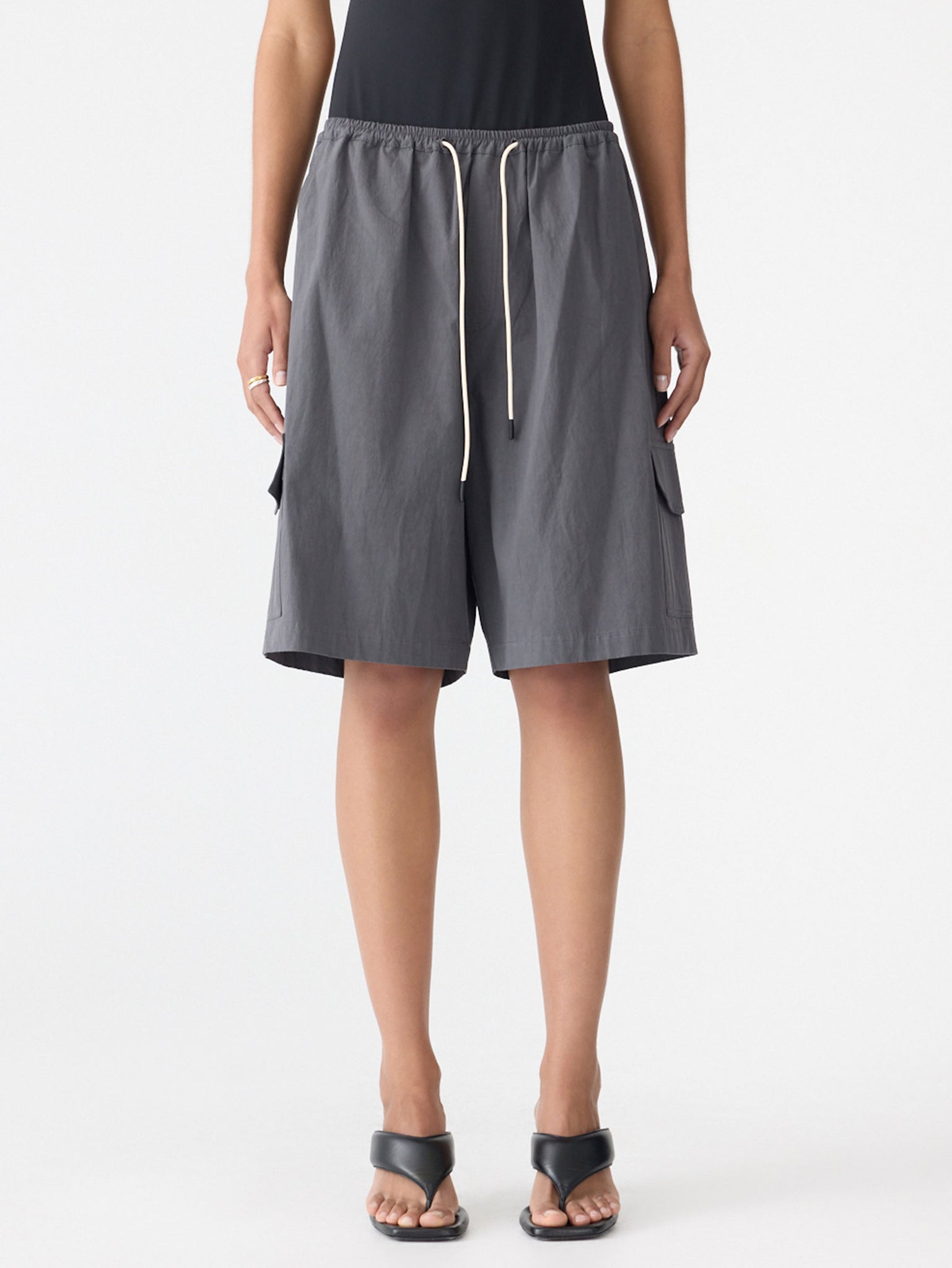 Crushed Cotton Cargo Short