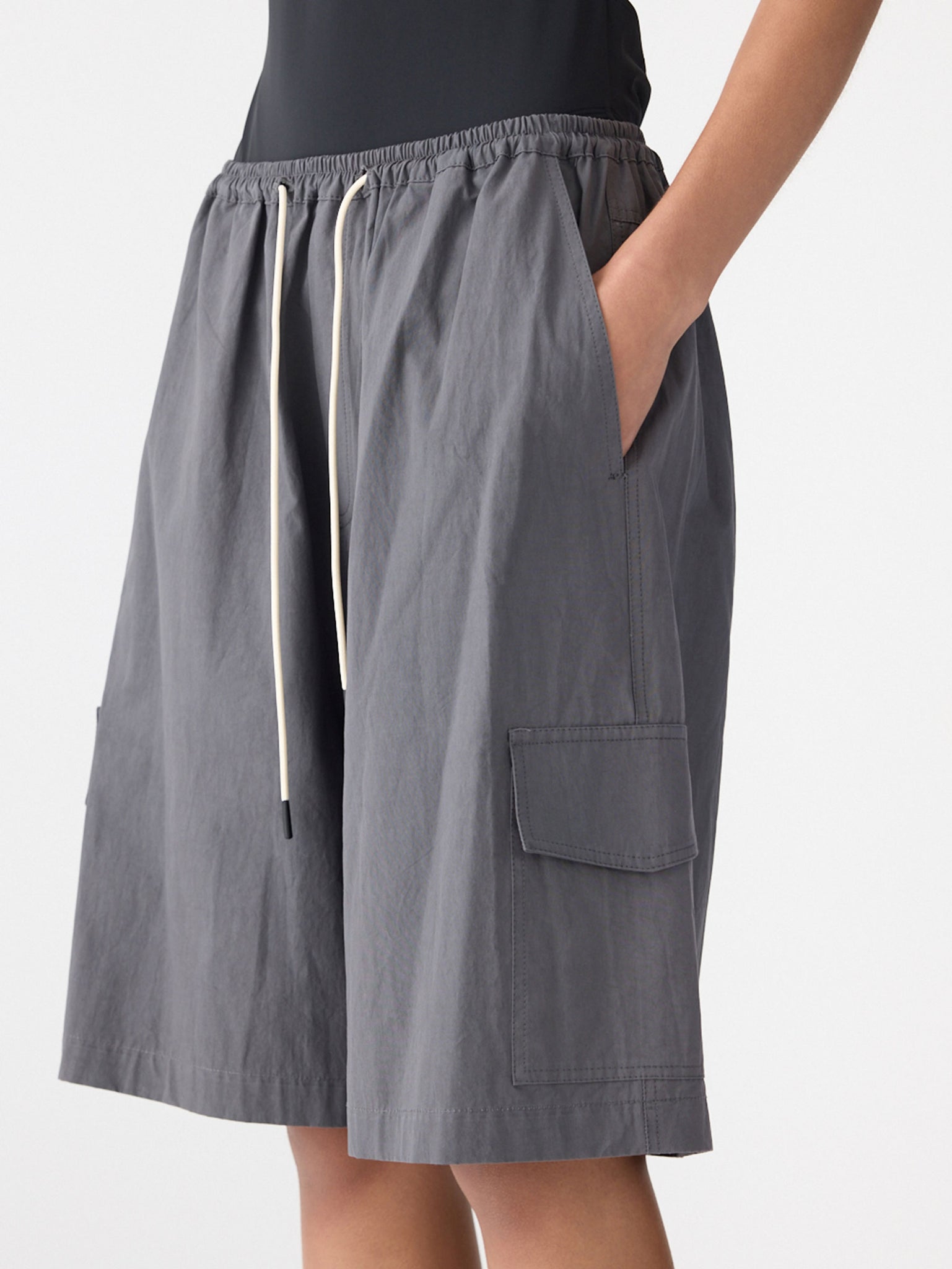 Crushed Cotton Cargo Short