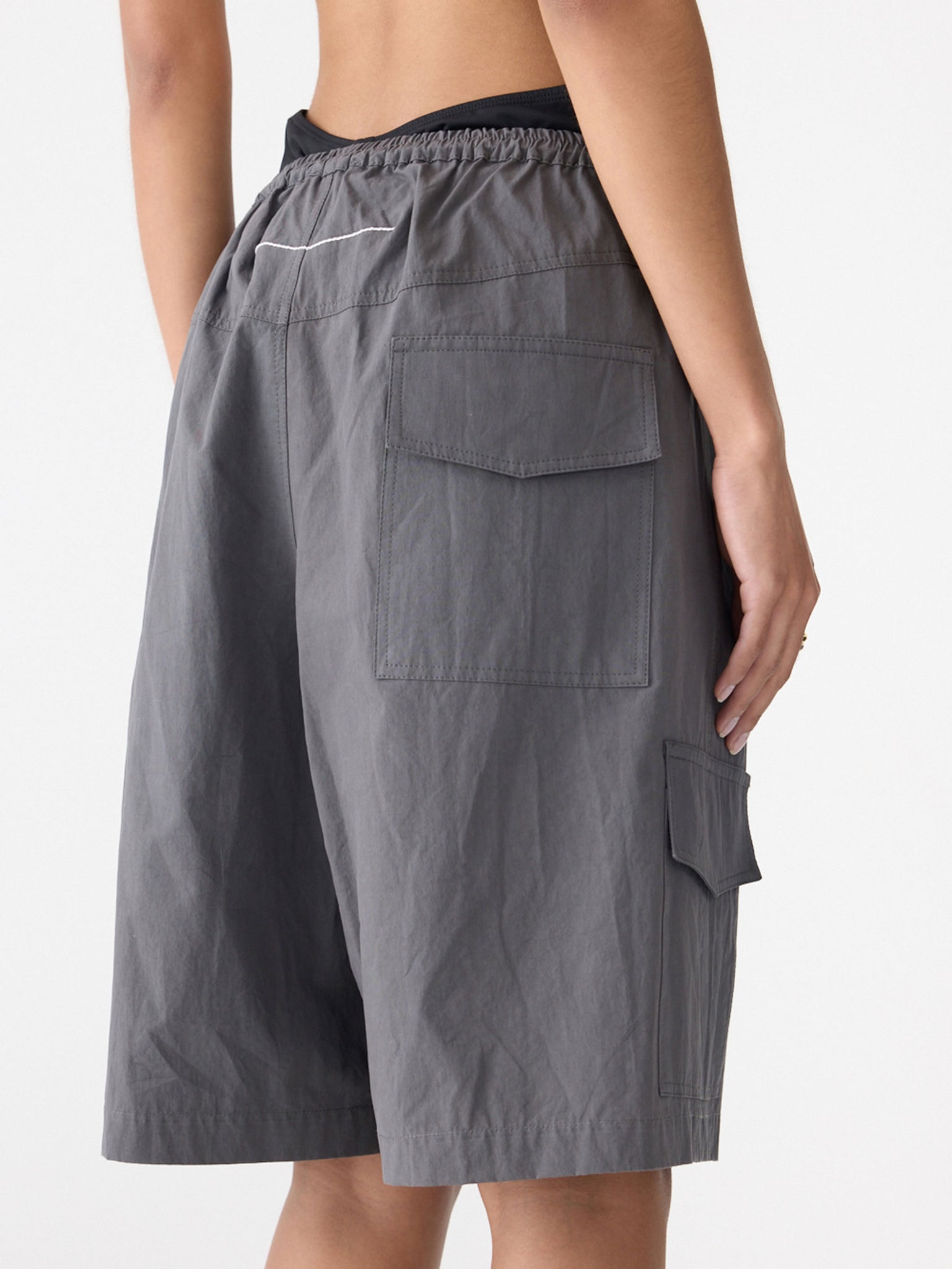 Crushed Cotton Cargo Short