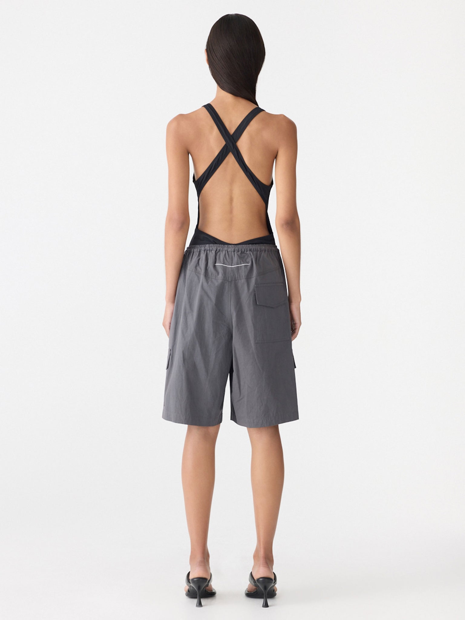 Crushed Cotton Cargo Short