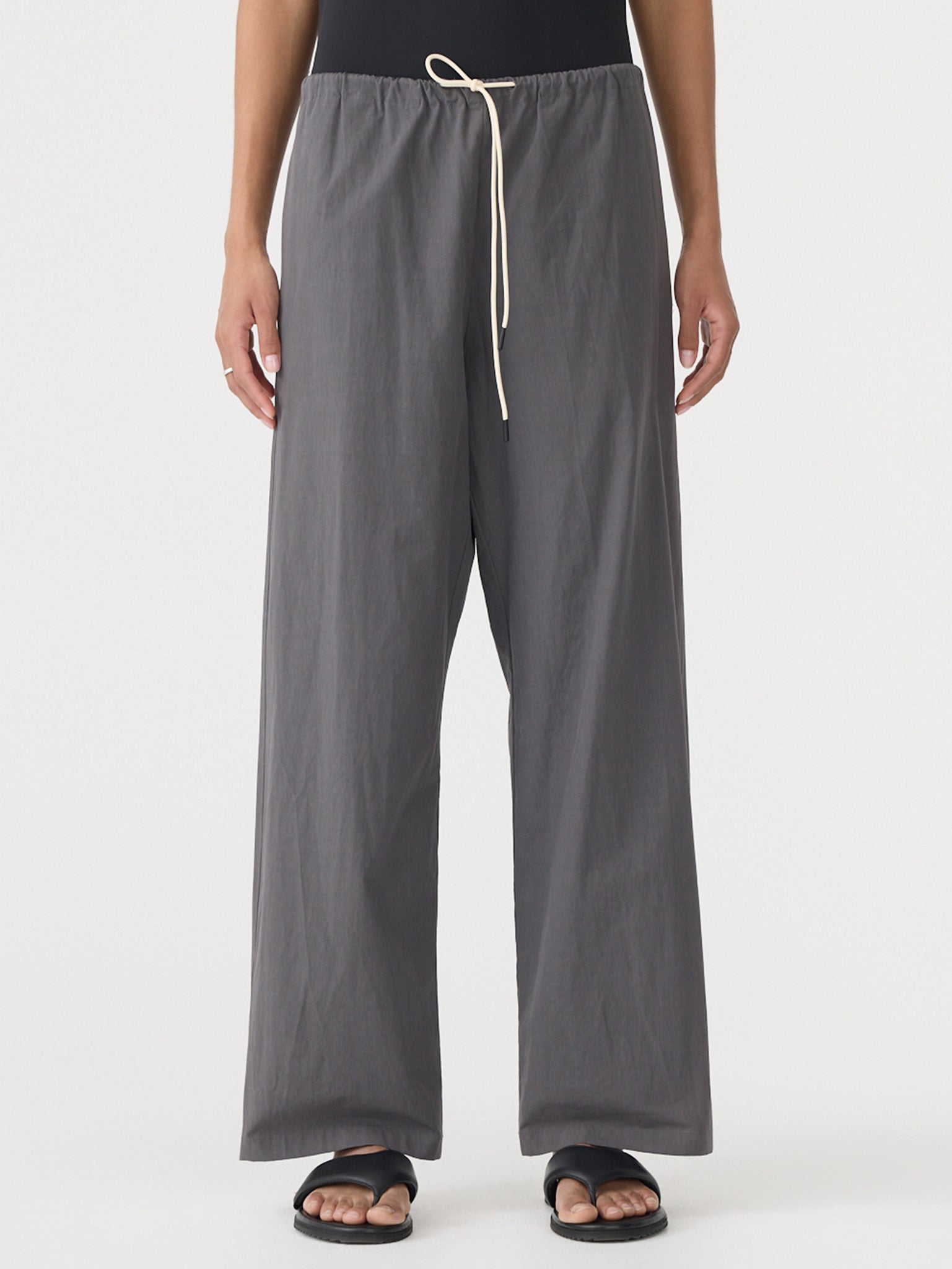 Crushed Cotton Minimal Pant