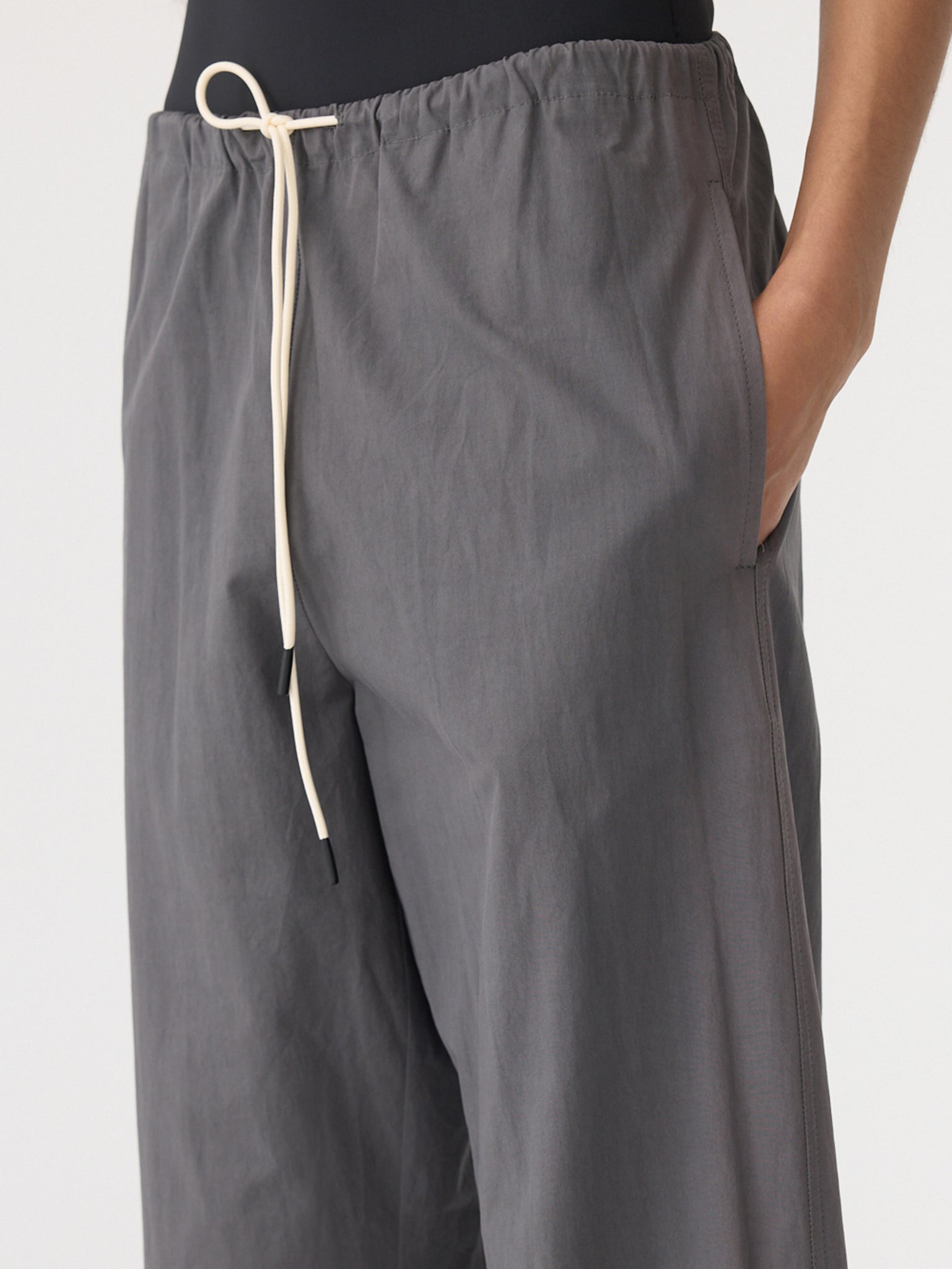 Crushed Cotton Minimal Pant