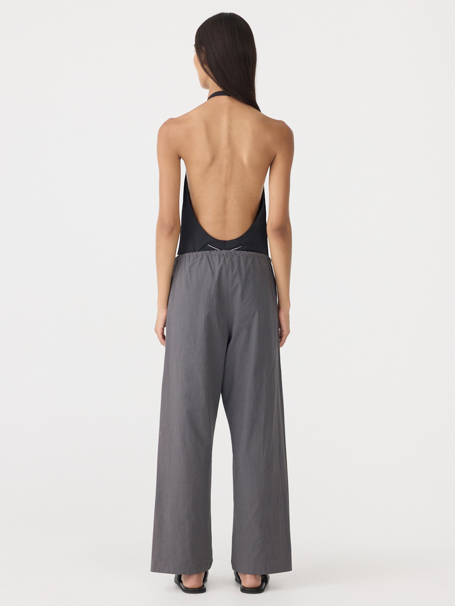 Crushed Cotton Minimal Pant