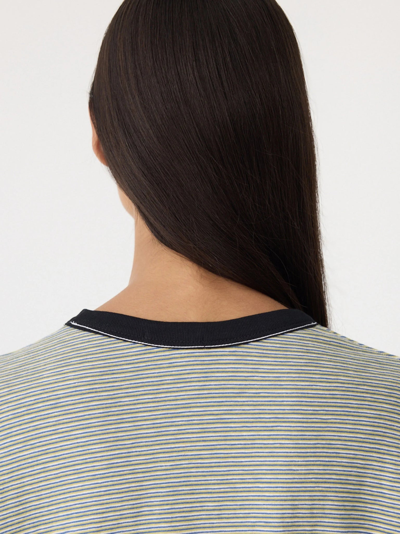 Stripe Boxy Pocket T.Shirt