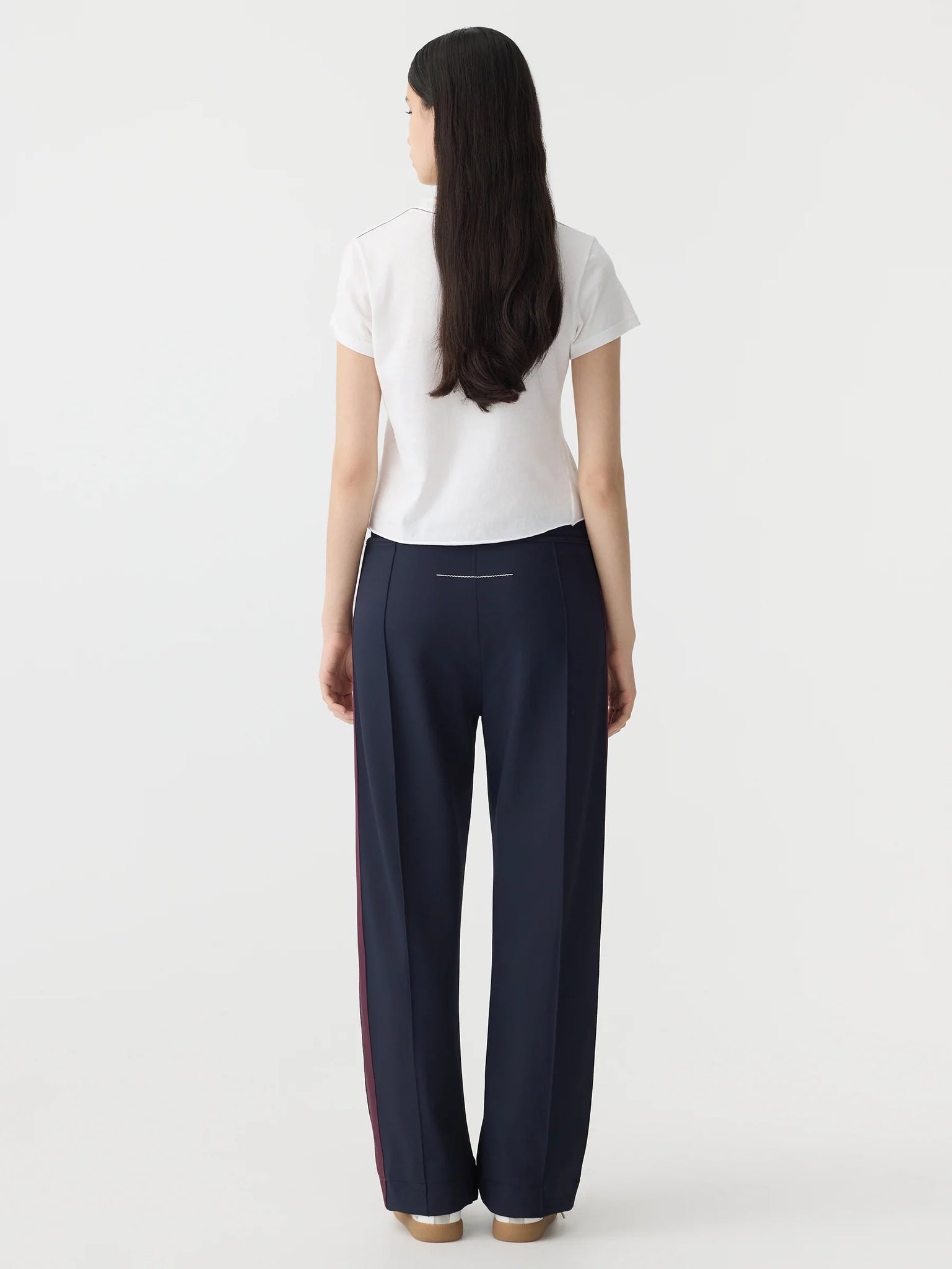 Twill Stripe Detail Pant