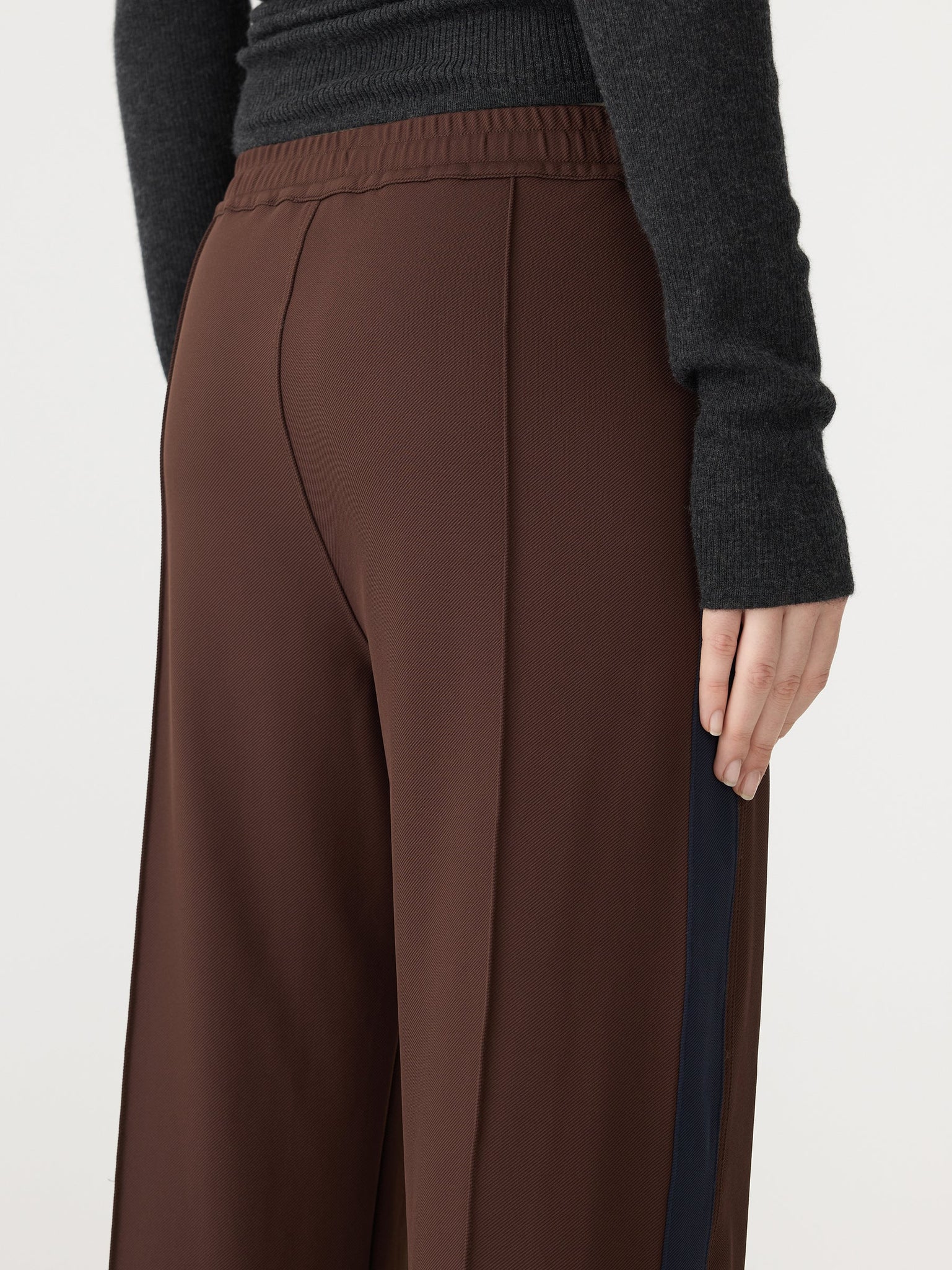 Twill Stripe Detail Pant