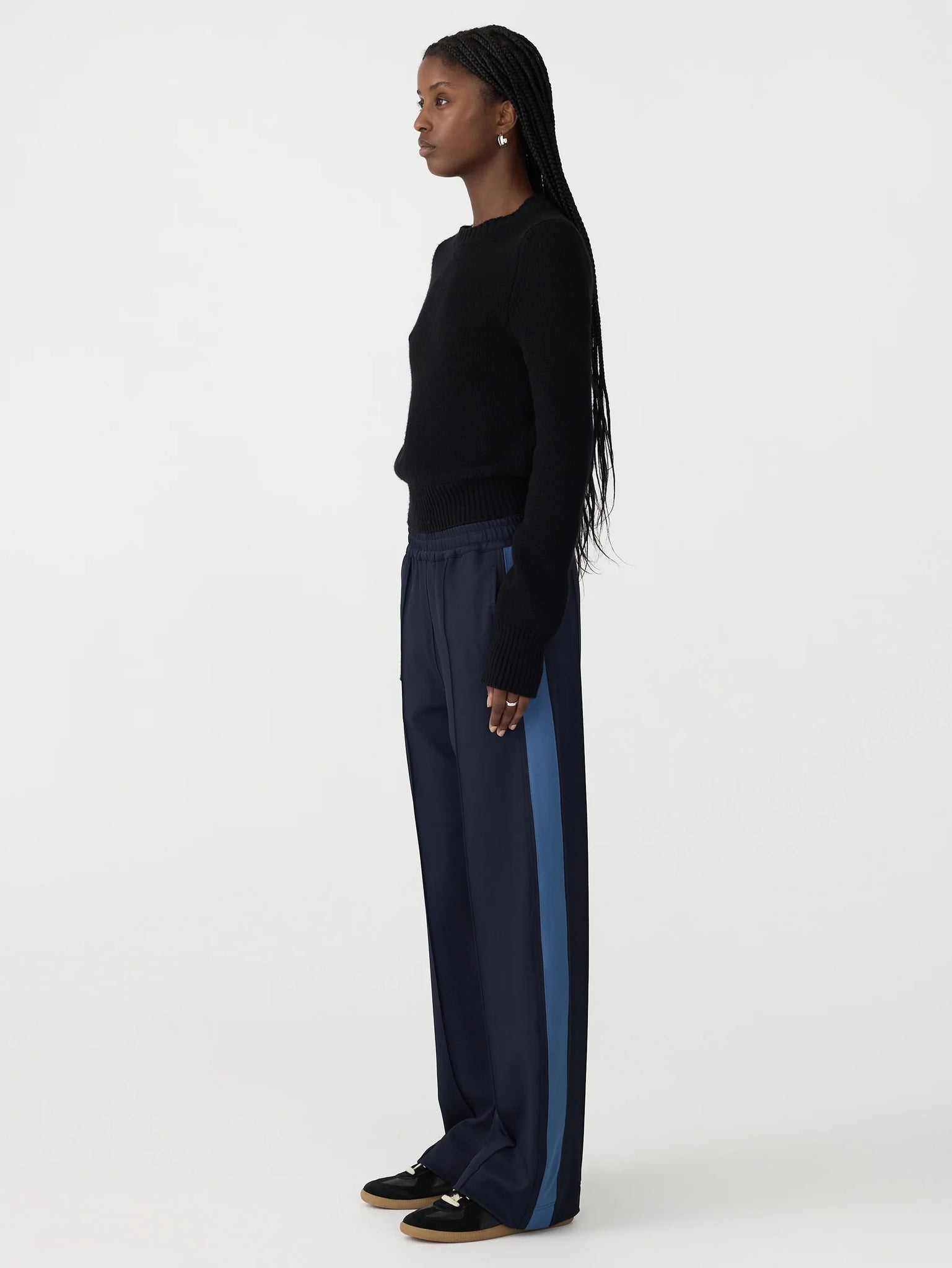 Twill Stripe Detail Pant