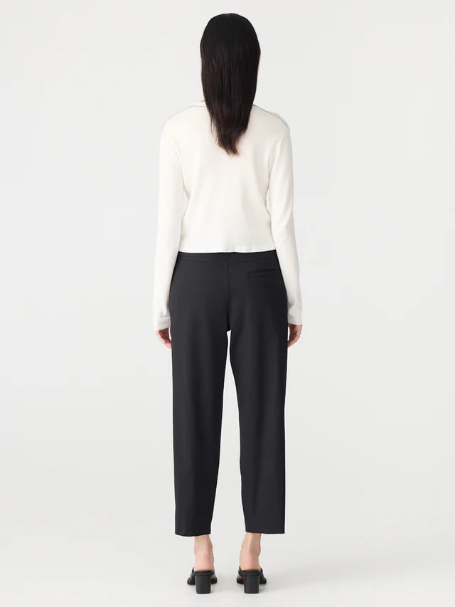 double dyed raw hem pant