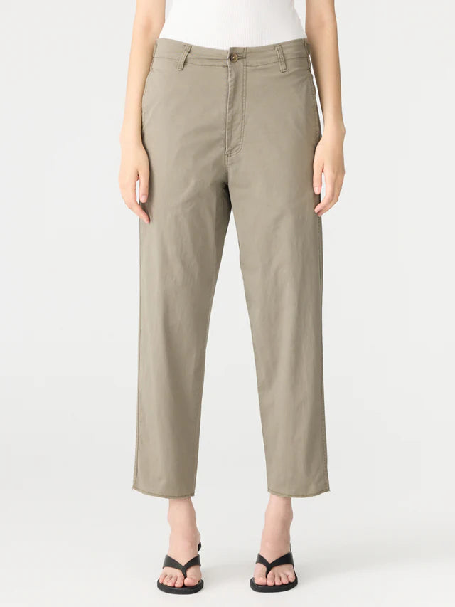 double dyed raw hem pant