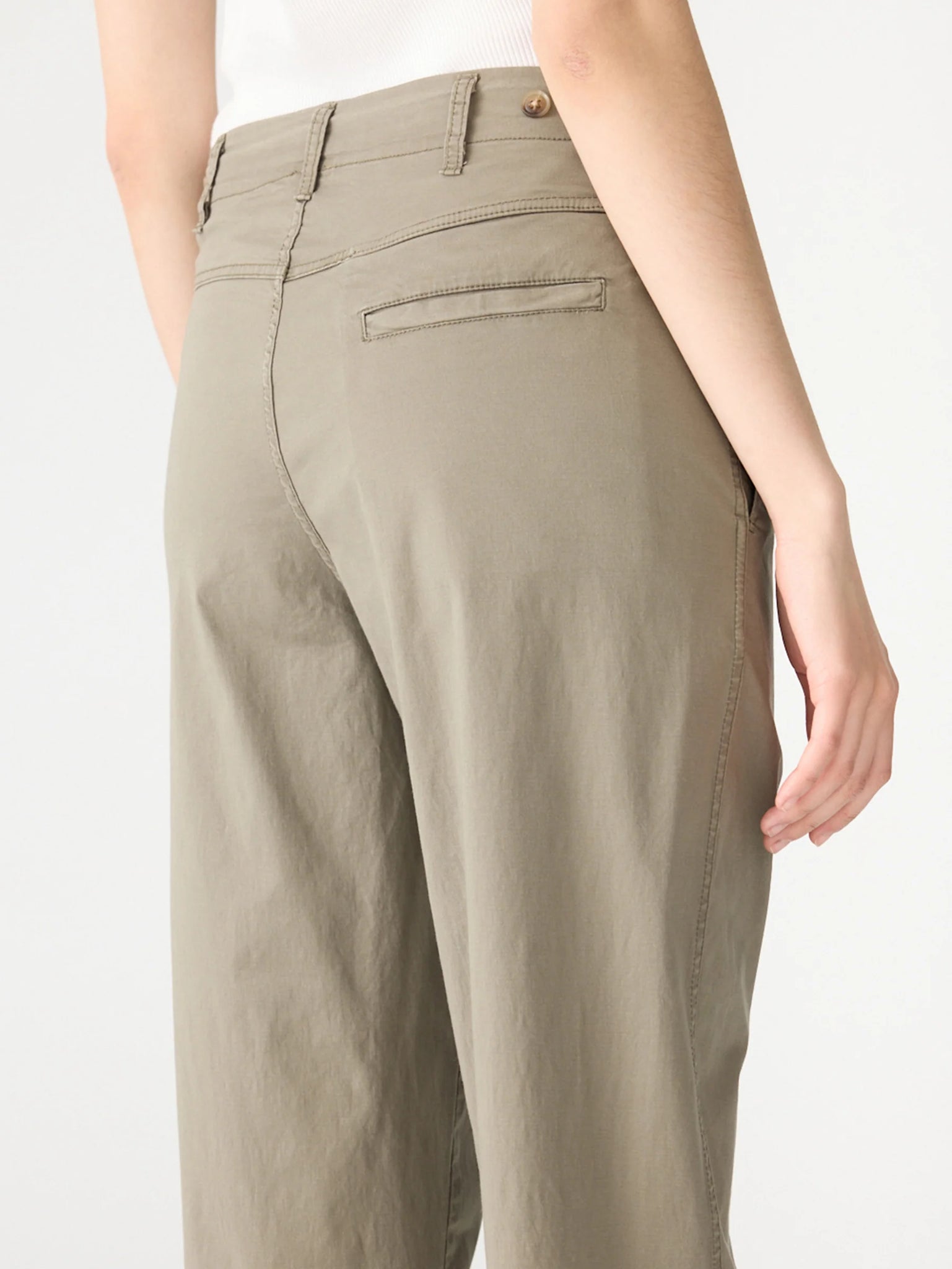 double dyed raw hem pant
